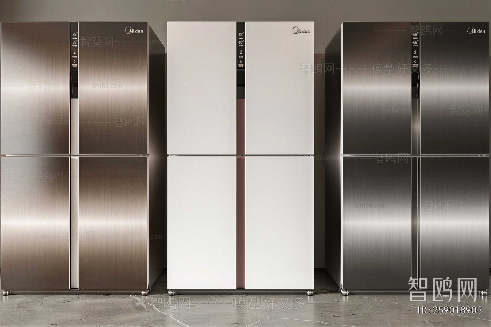 Modern Refrigerator Freezer