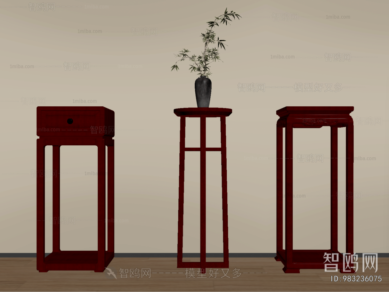 New Chinese Style Flower Shelf