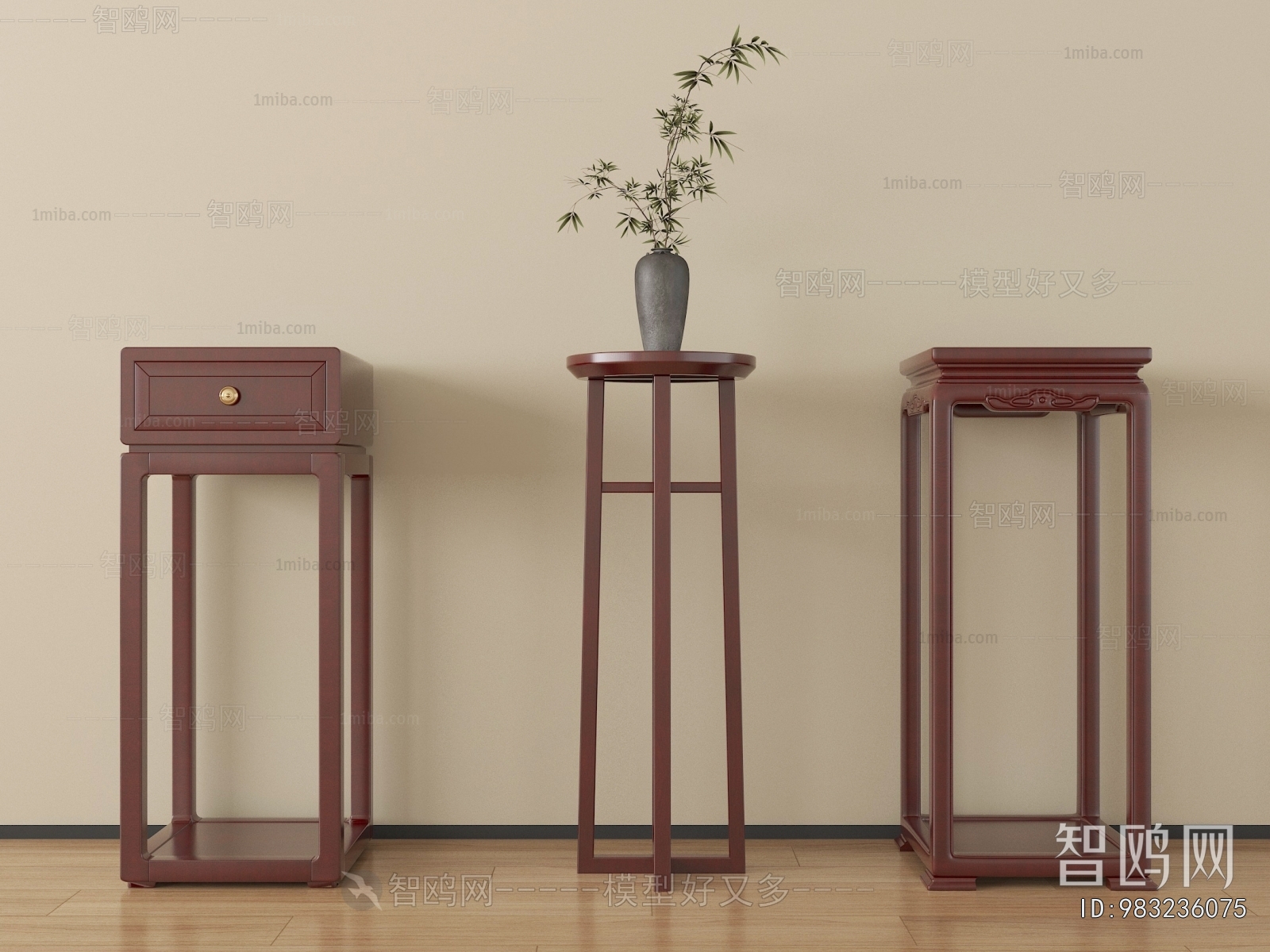 New Chinese Style Flower Shelf