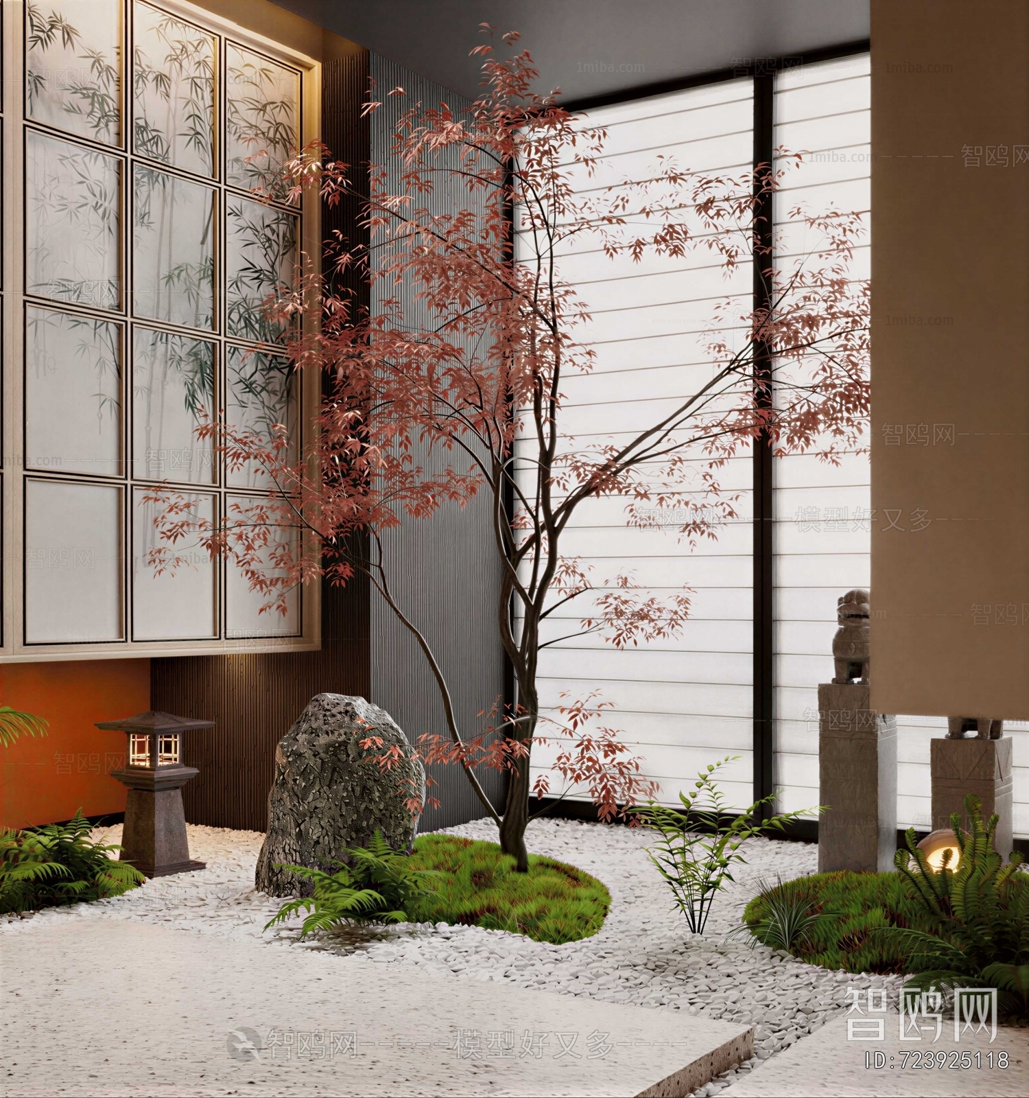 New Chinese Style Plant Landscaping