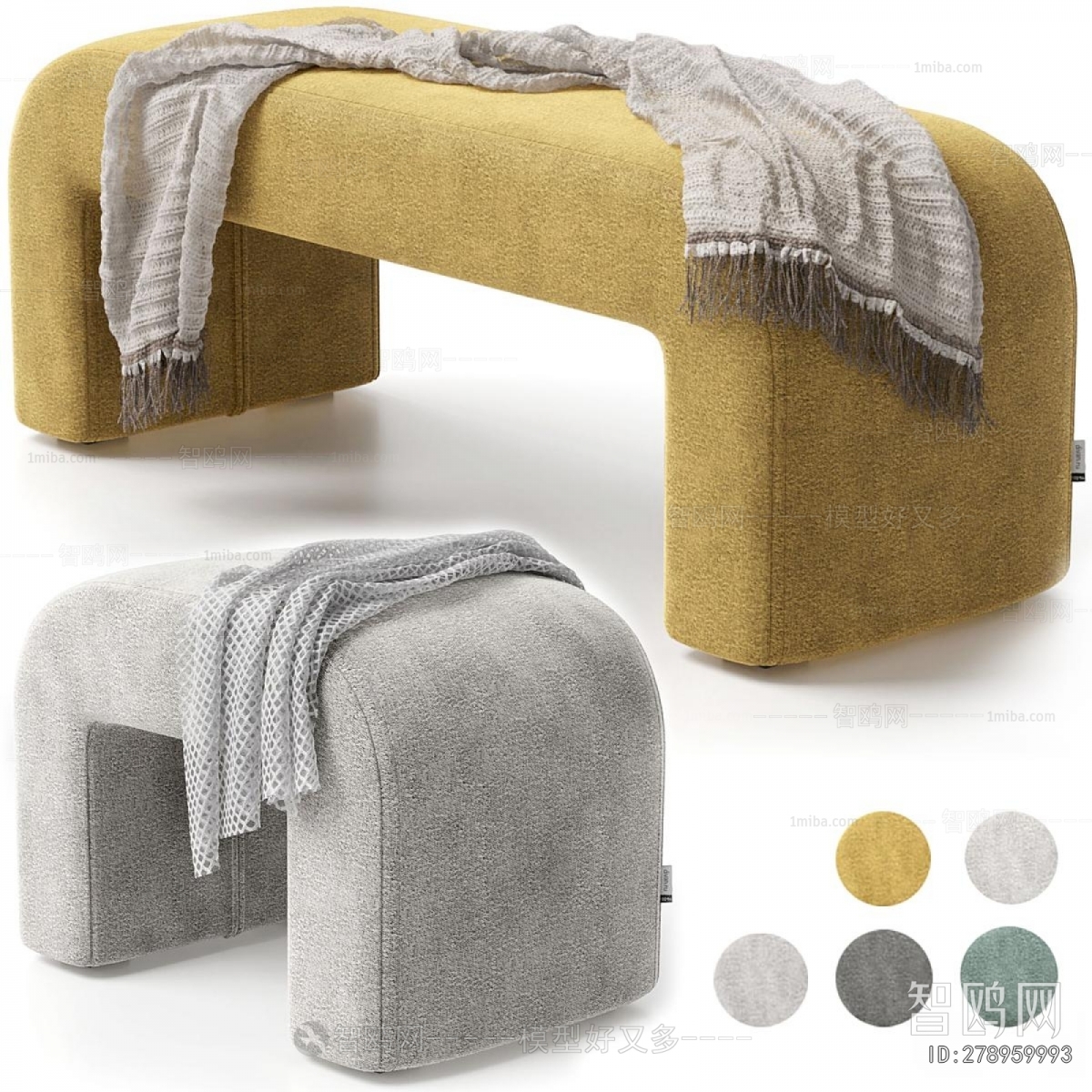 Modern Sofa Stool