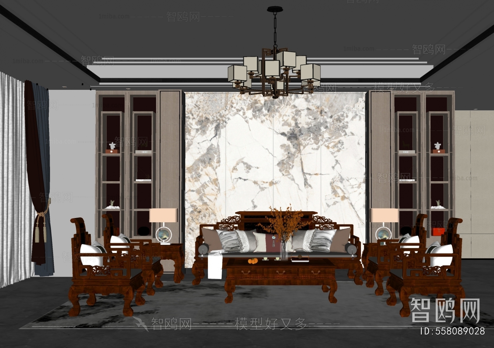 Chinese Style A Living Room