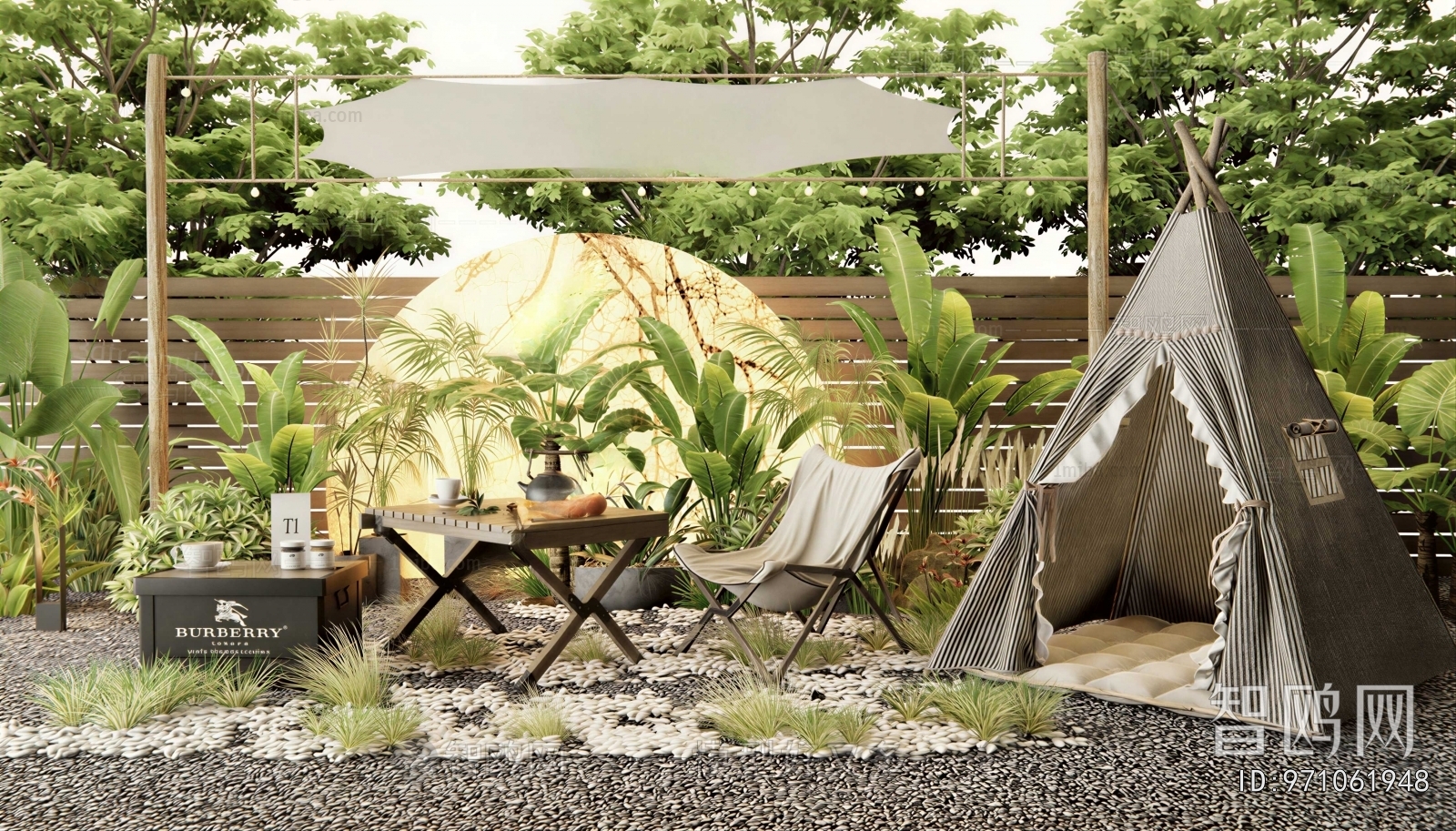 Modern Courtyard/landscape