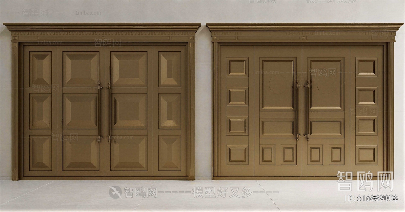 Modern Double Door