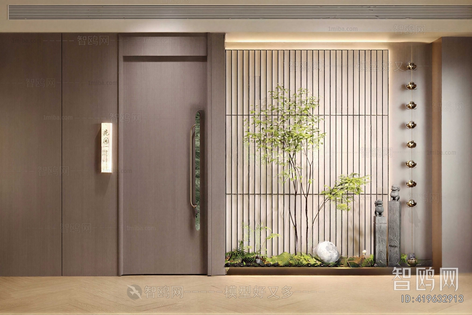 New Chinese Style Plant Landscaping