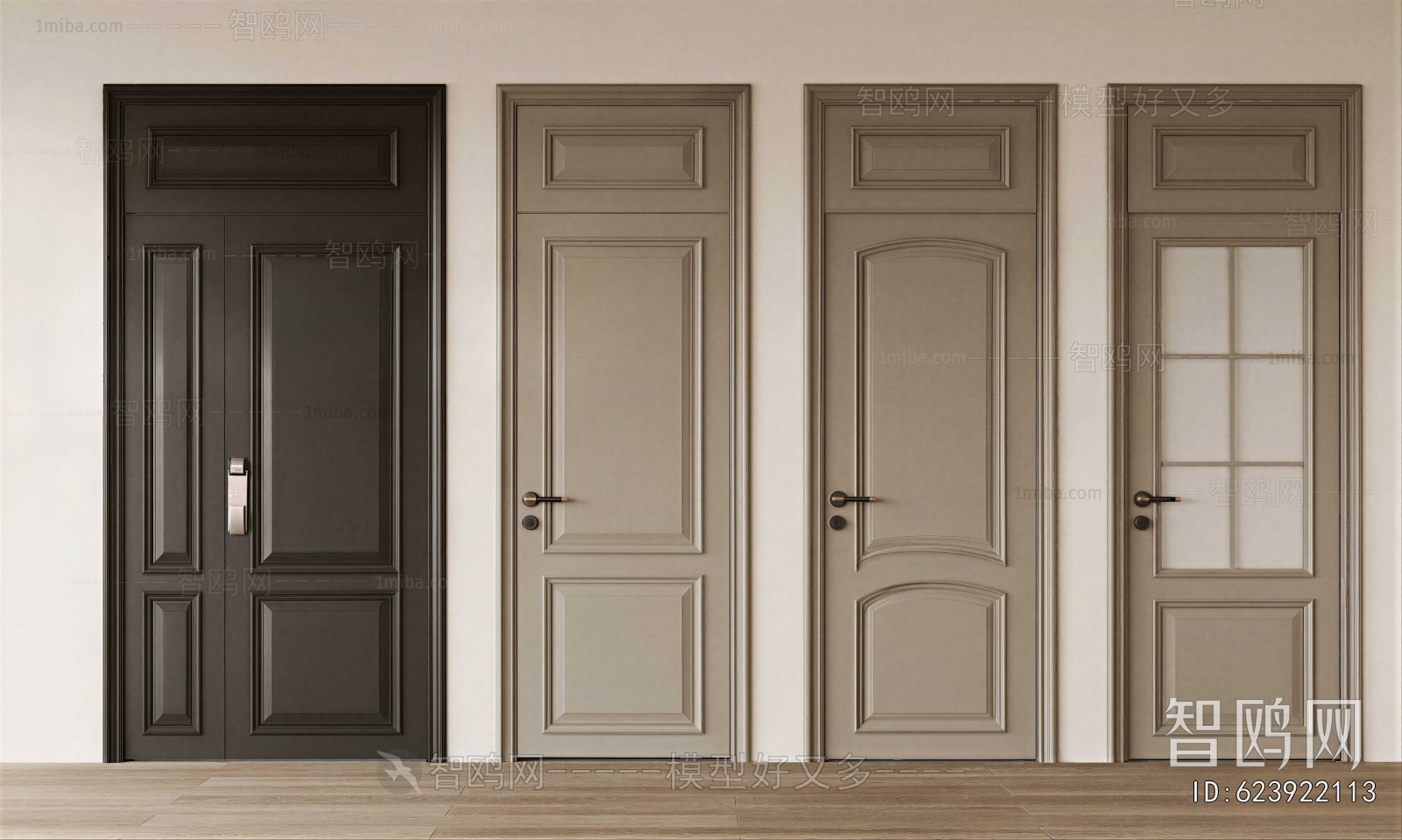 French Style Single Door