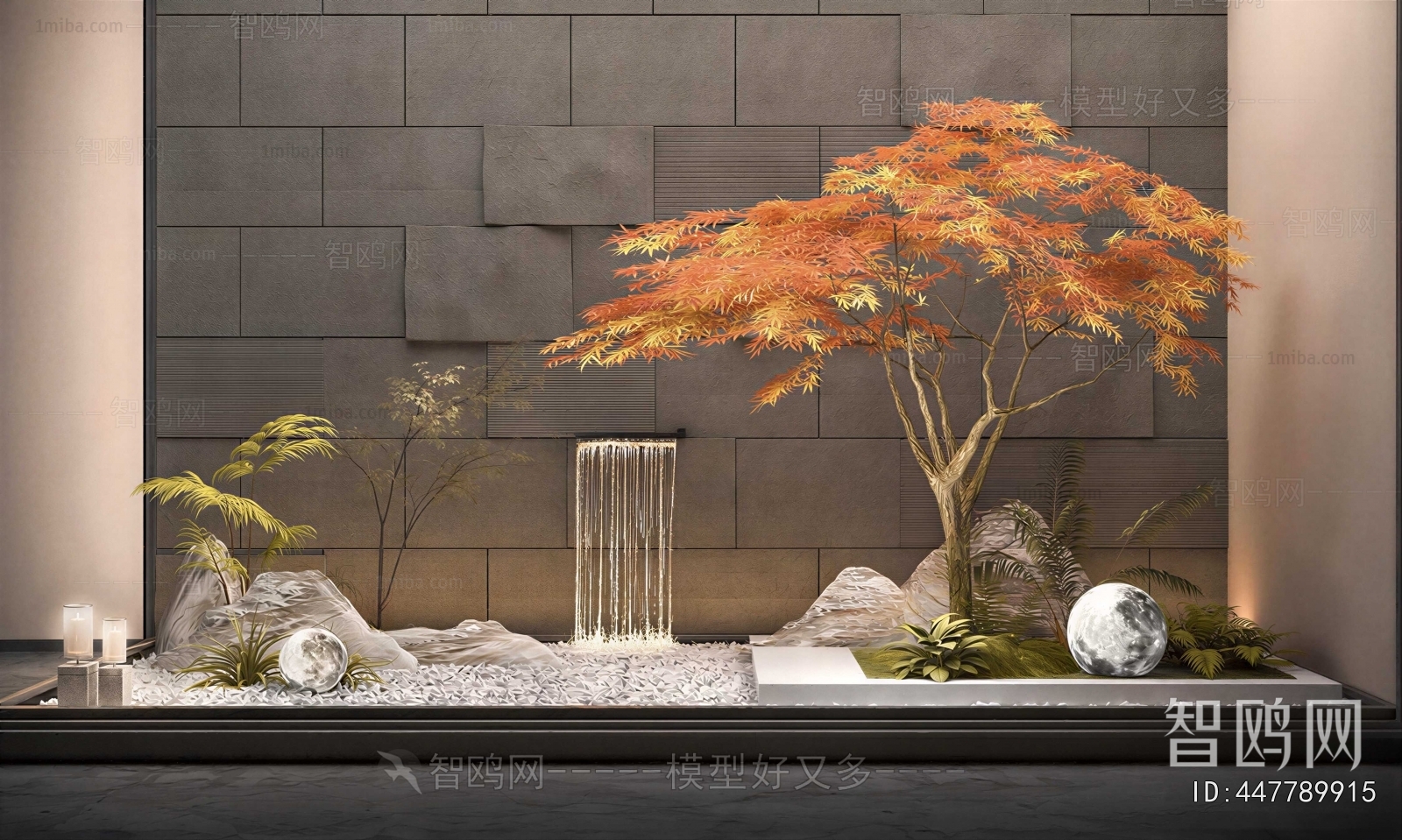 New Chinese Style Plant Landscaping