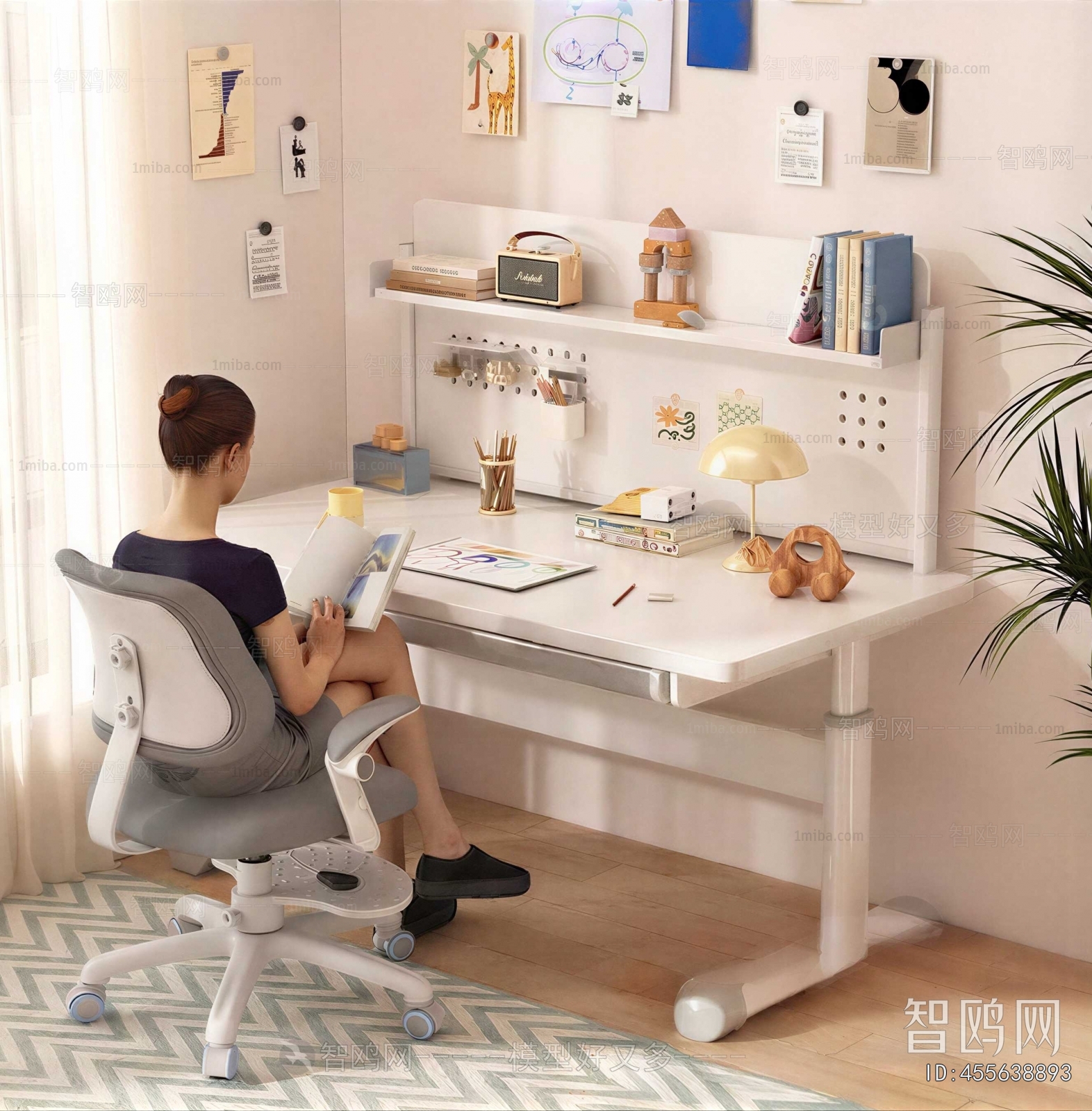 Modern Computer Desk And Chair