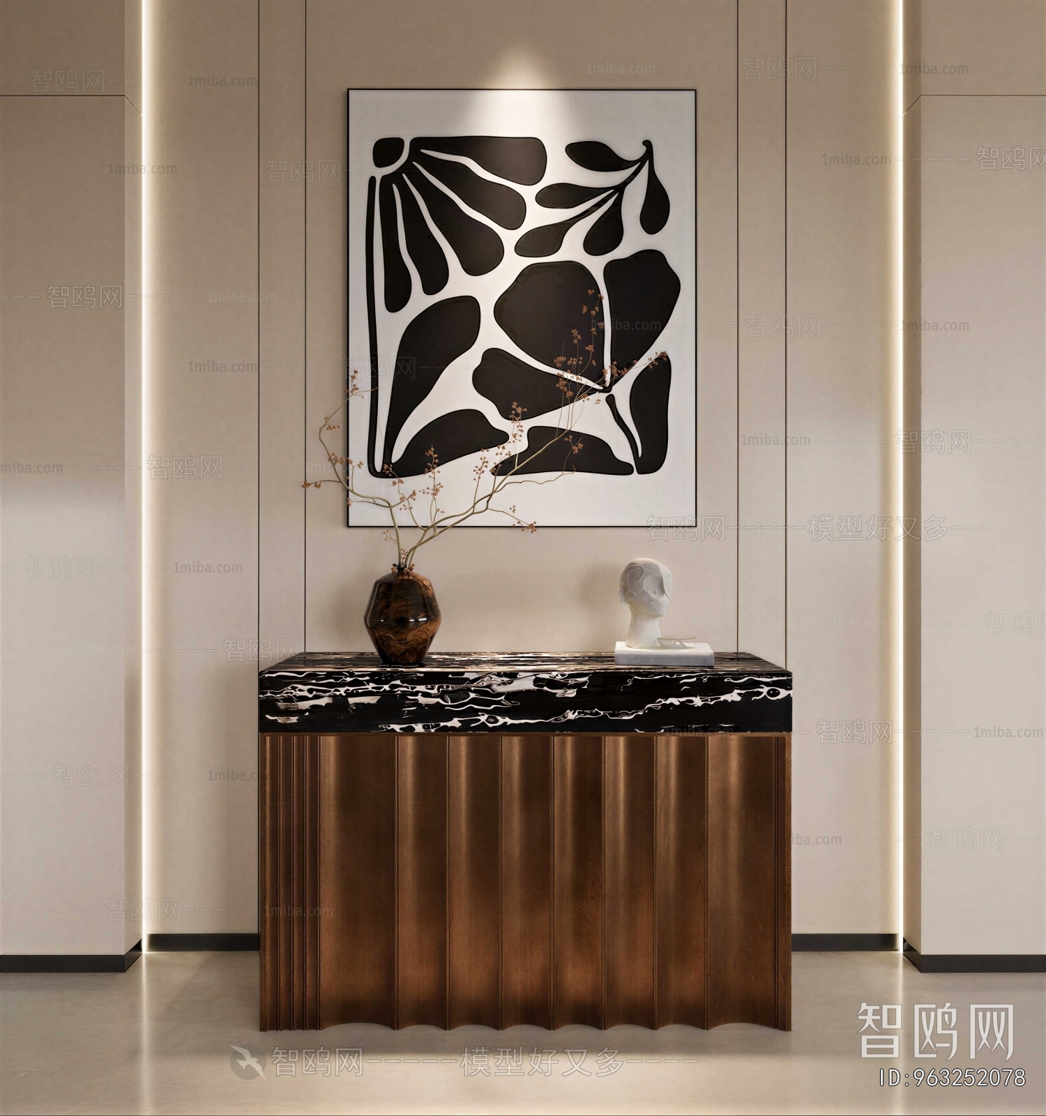 Modern Entrance Cabinet