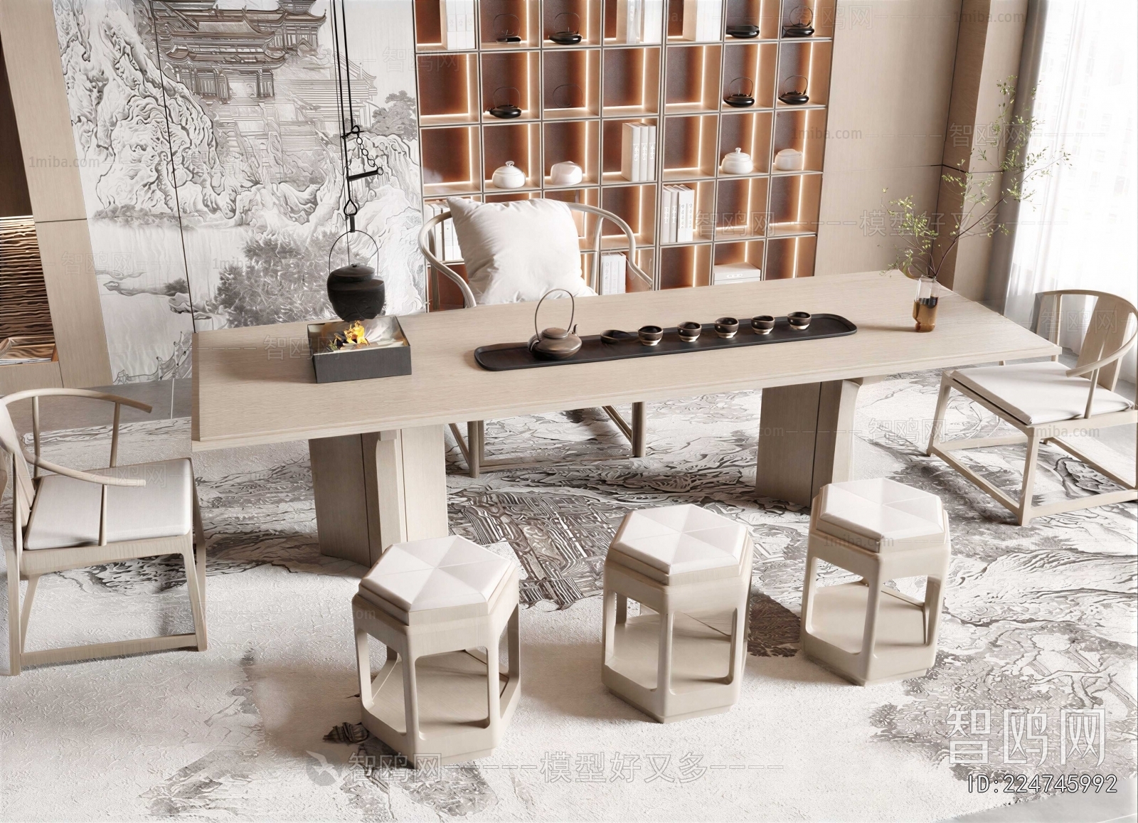 New Chinese Style Tea Tables And Chairs