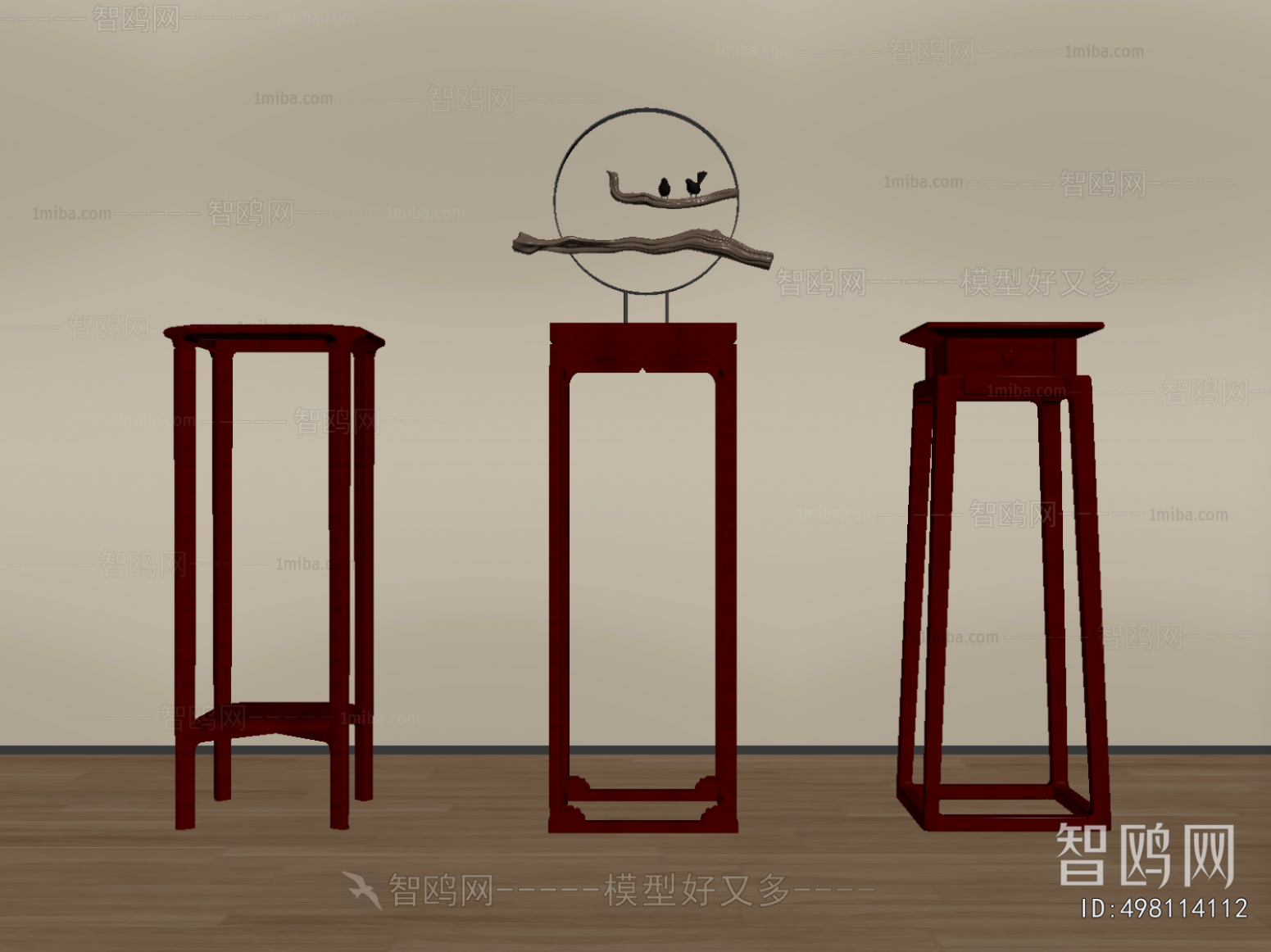 New Chinese Style Flower Shelf