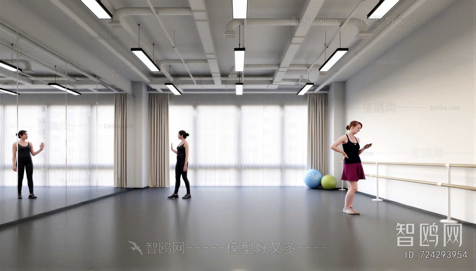 Modern Dance Classroom
