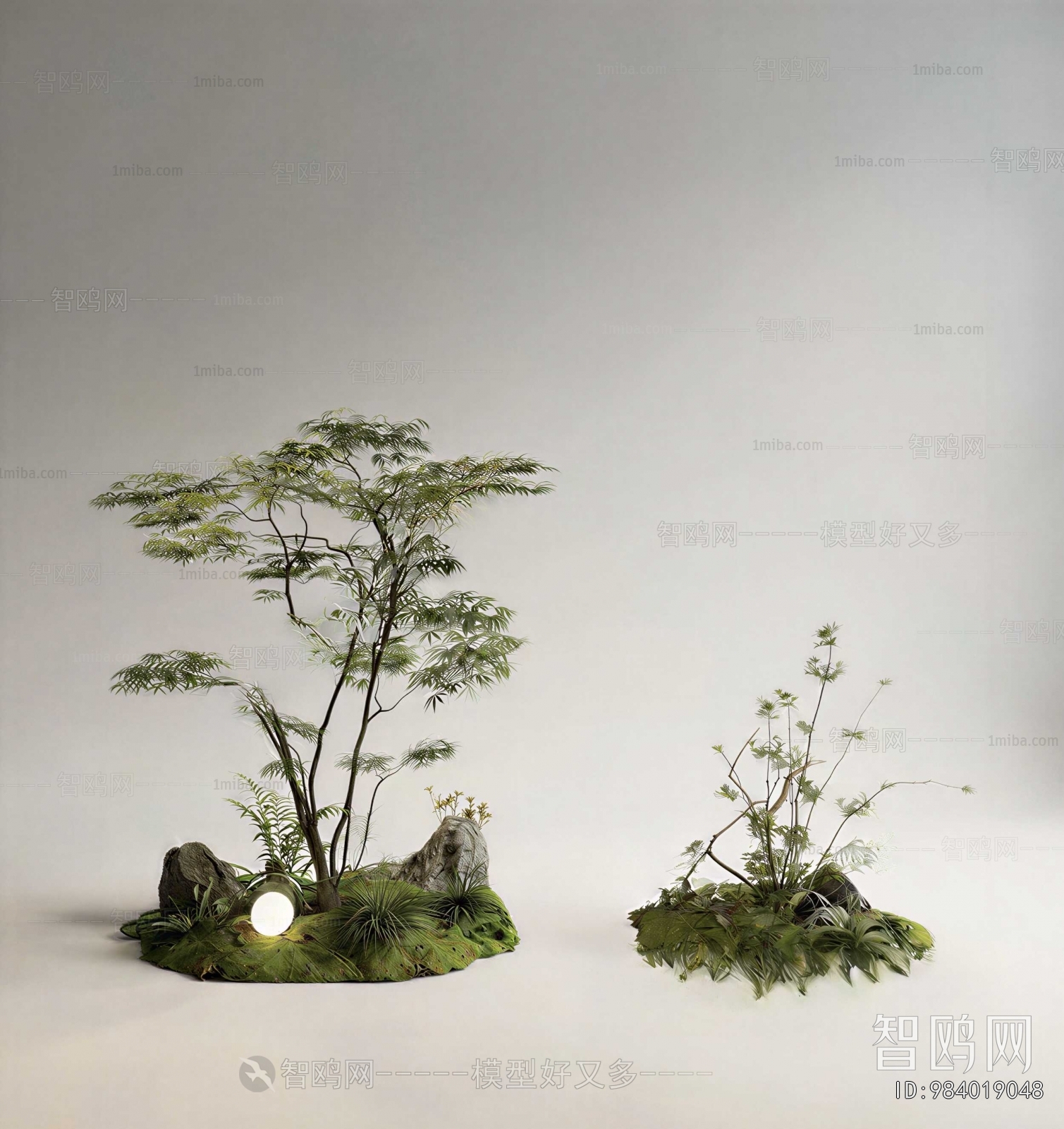 New Chinese Style Plant Landscaping