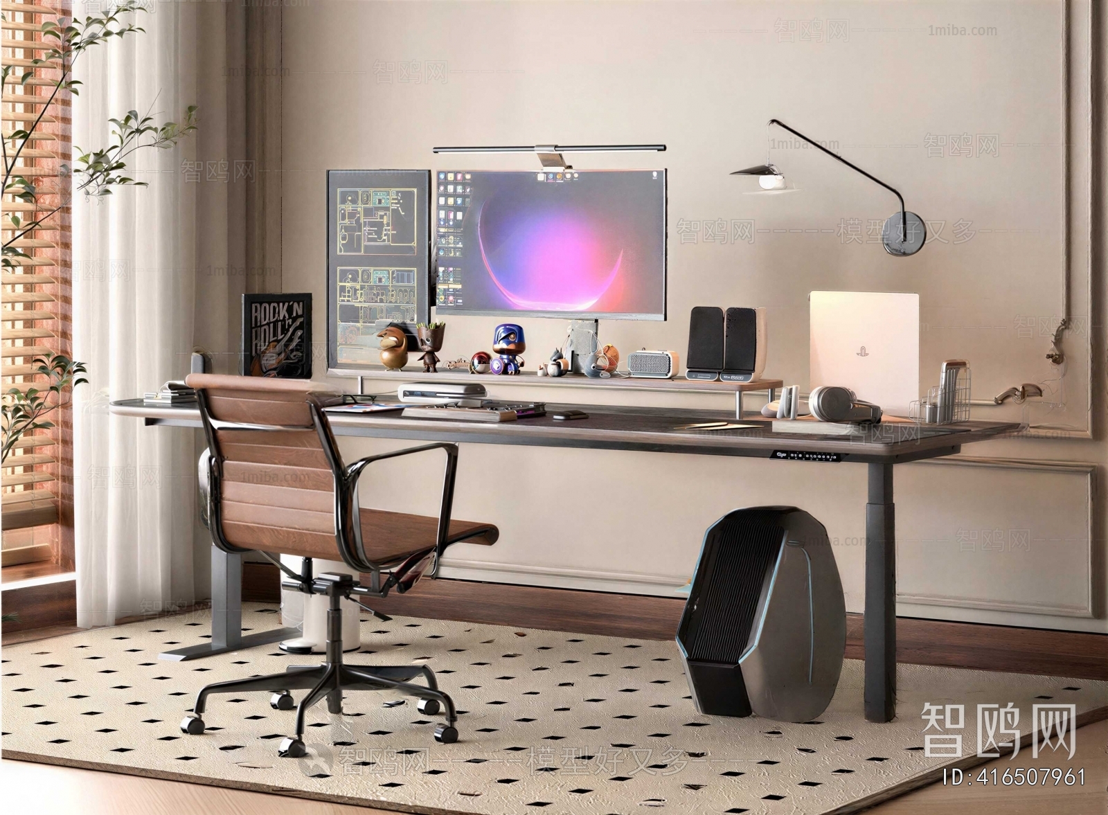 Modern Computer Desk And Chair