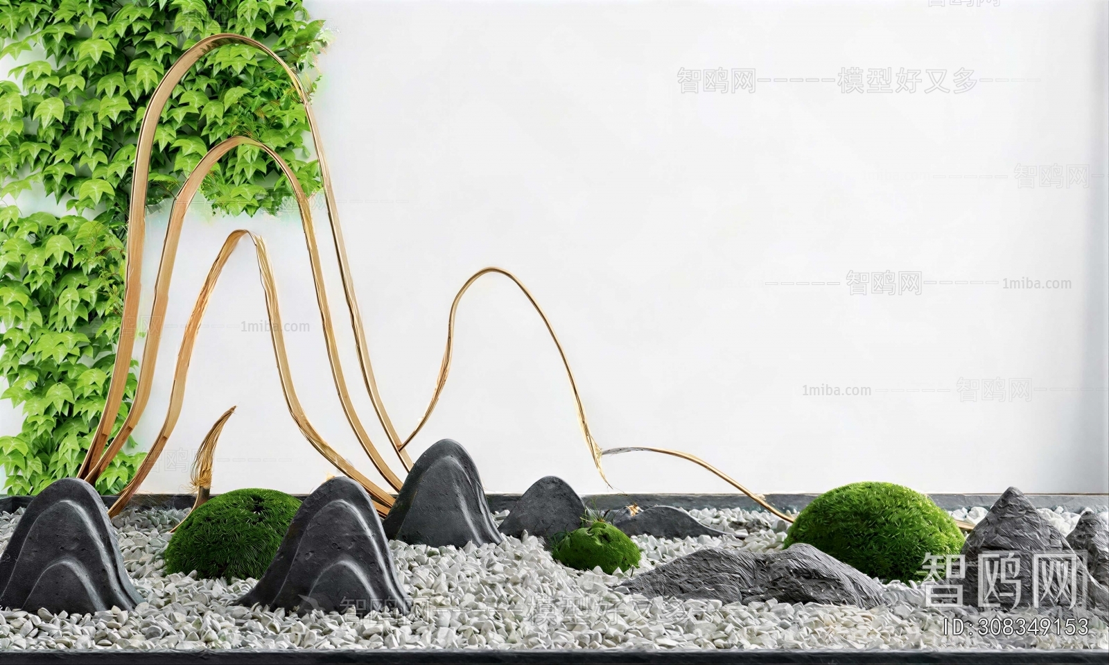 New Chinese Style Plant Landscaping