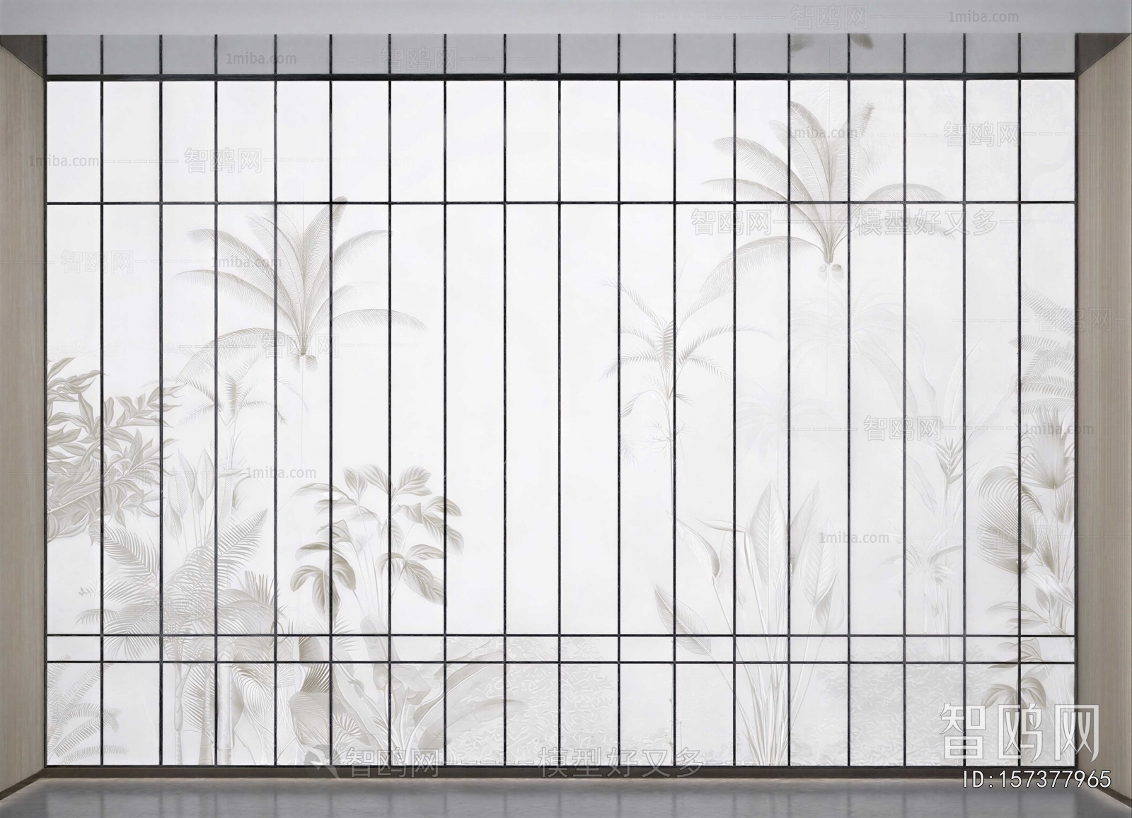 New Chinese Style TV Wall