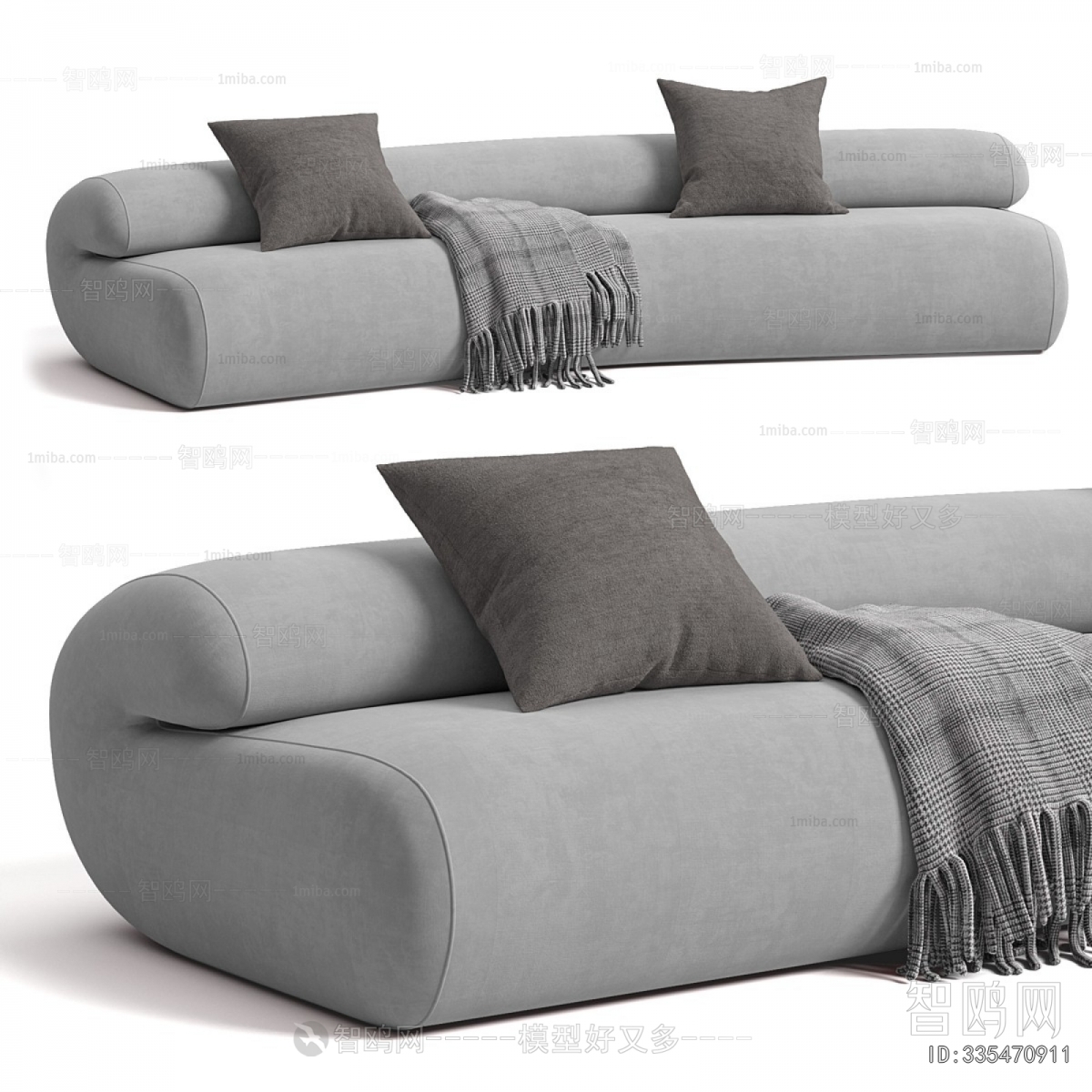 Modern Curved Sofa