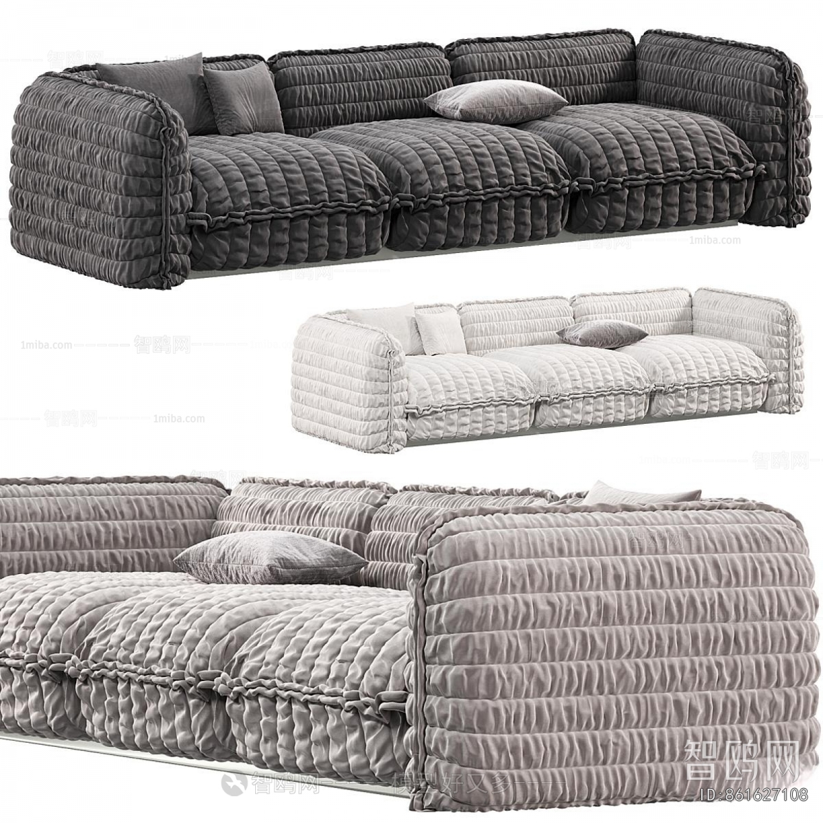 Modern Three-seat Sofa