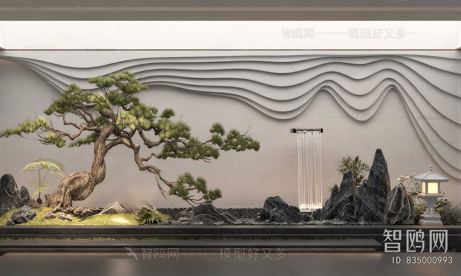 New Chinese Style Plant Landscaping