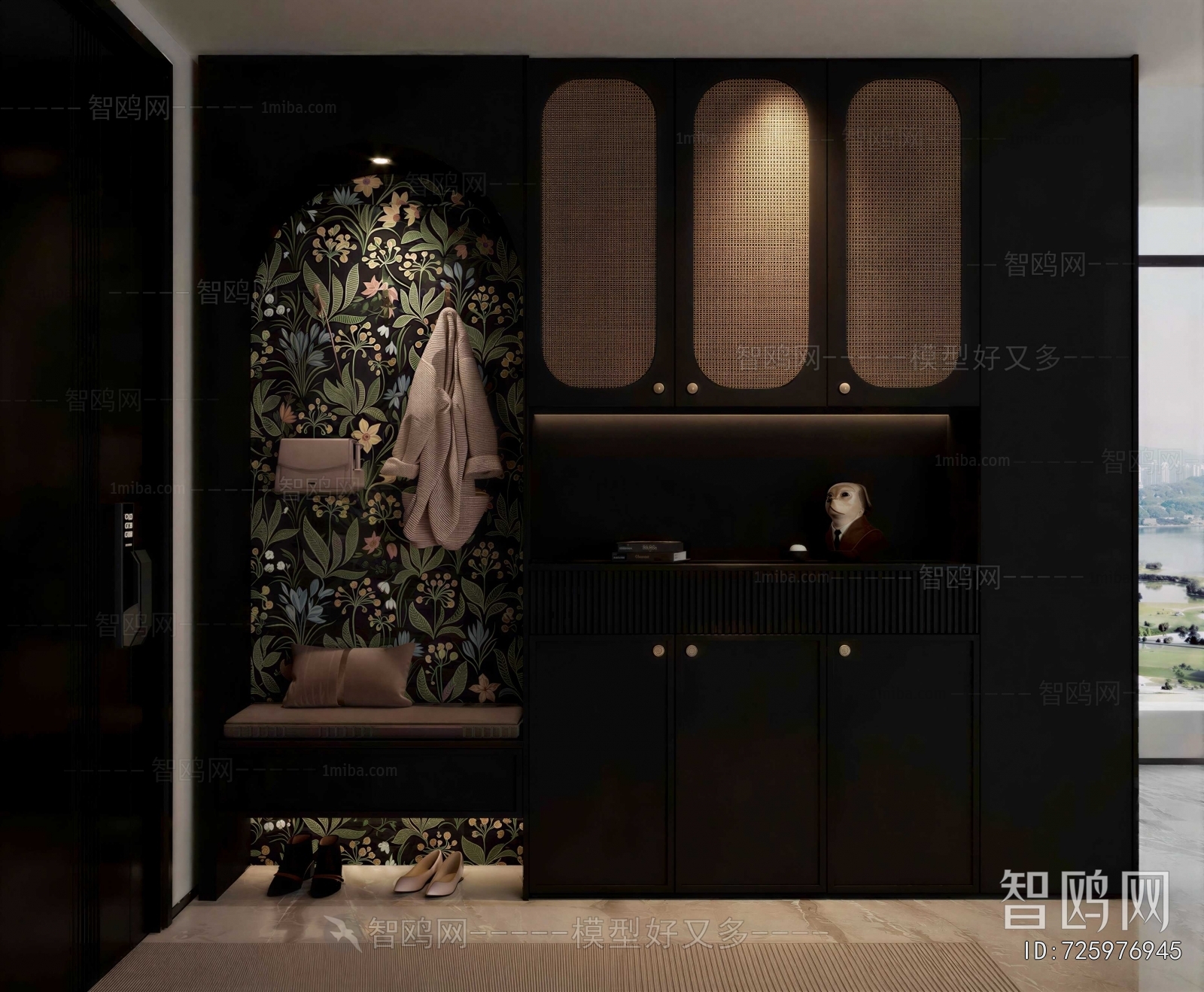 French Style Shoe Cabinet