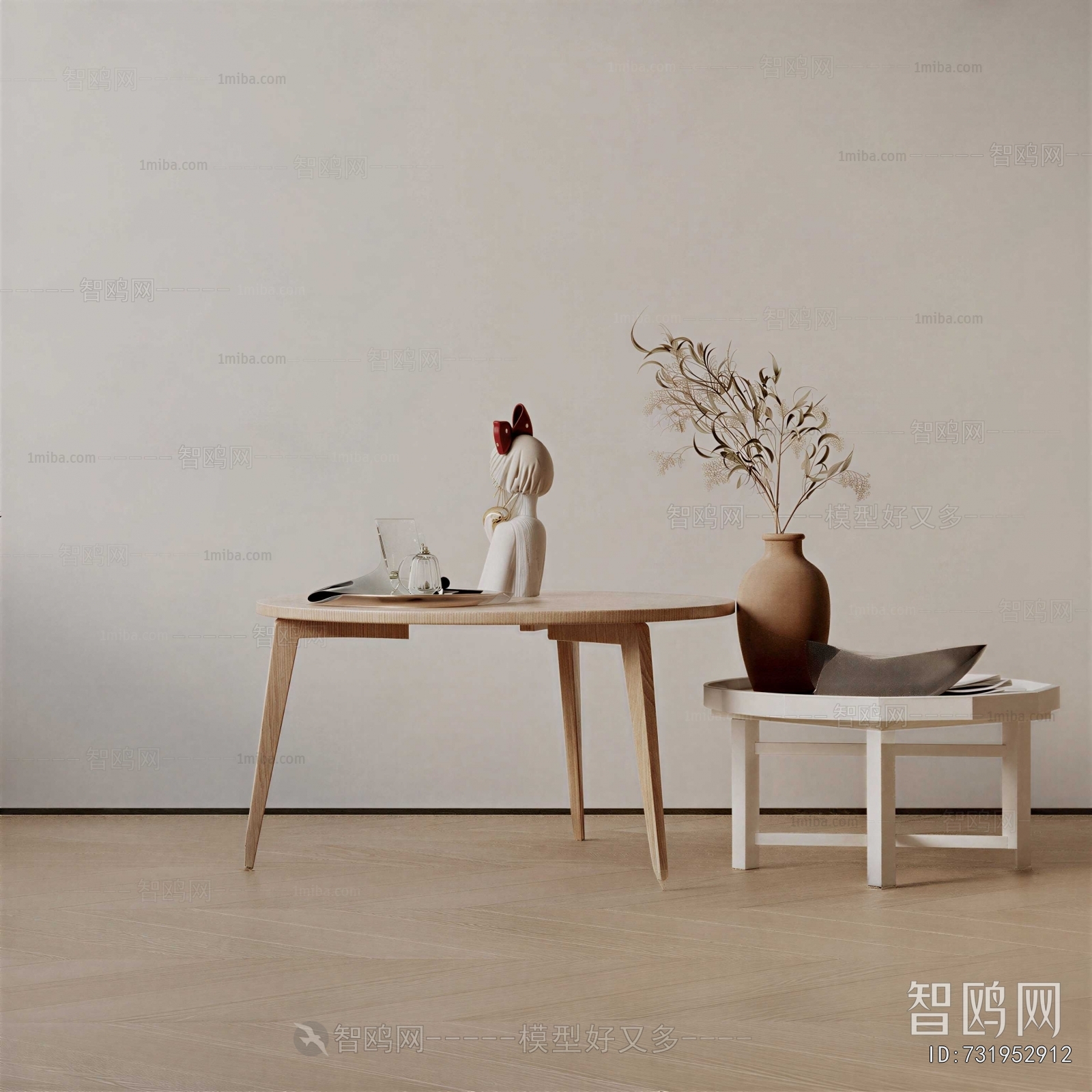 Wabi-sabi Style Coffee Table