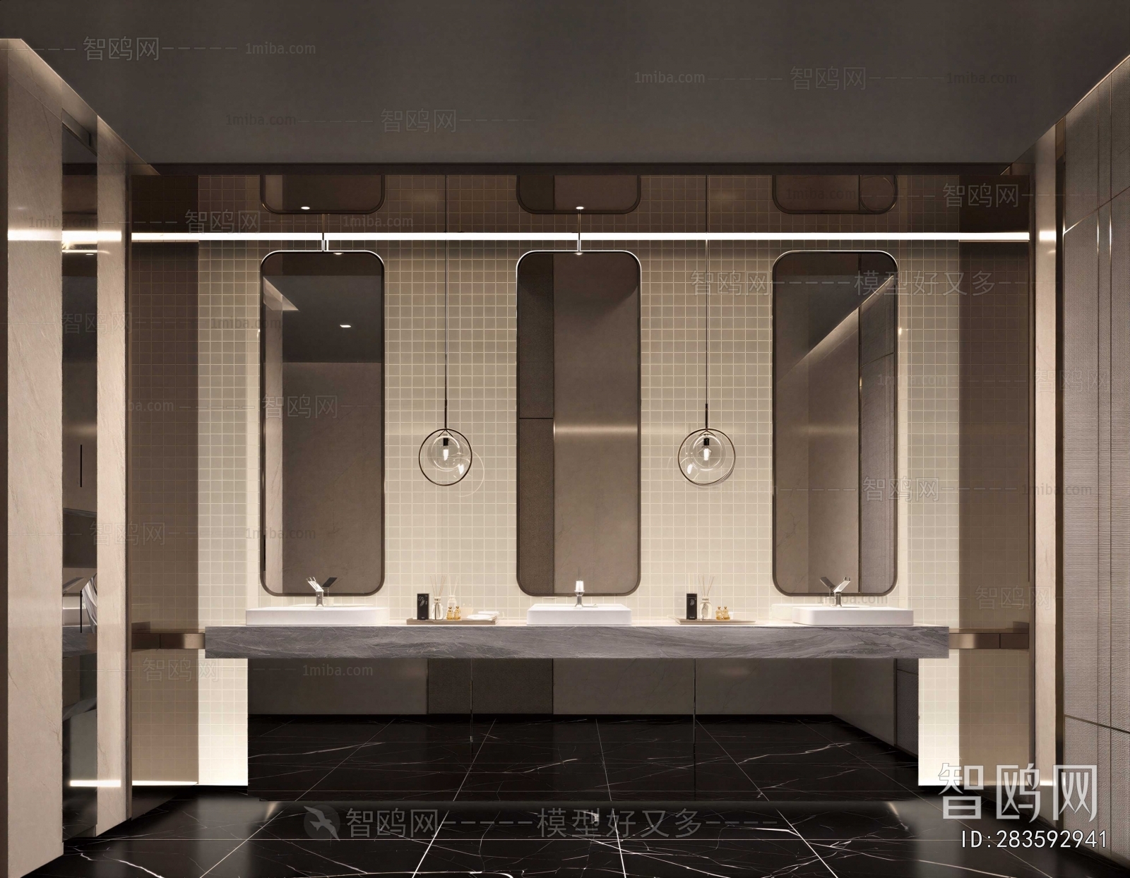 Modern Public Toilet