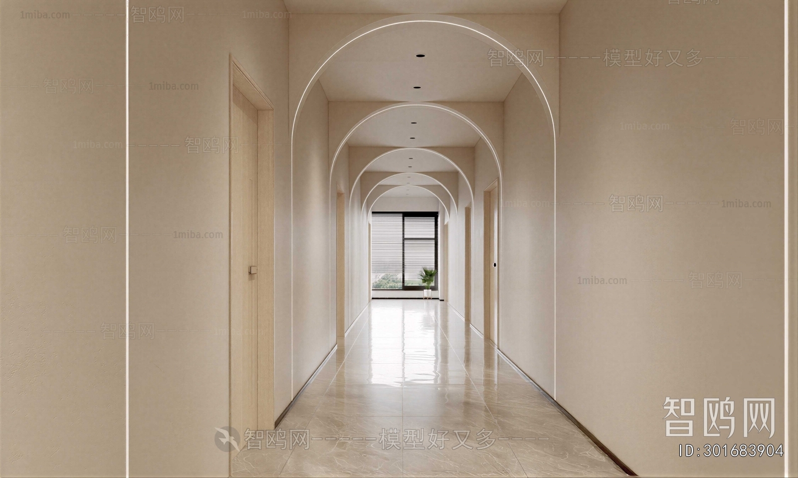 Nordic Style Hallway