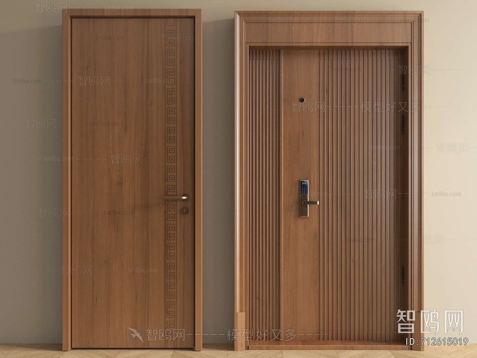 New Chinese Style Entrance Door