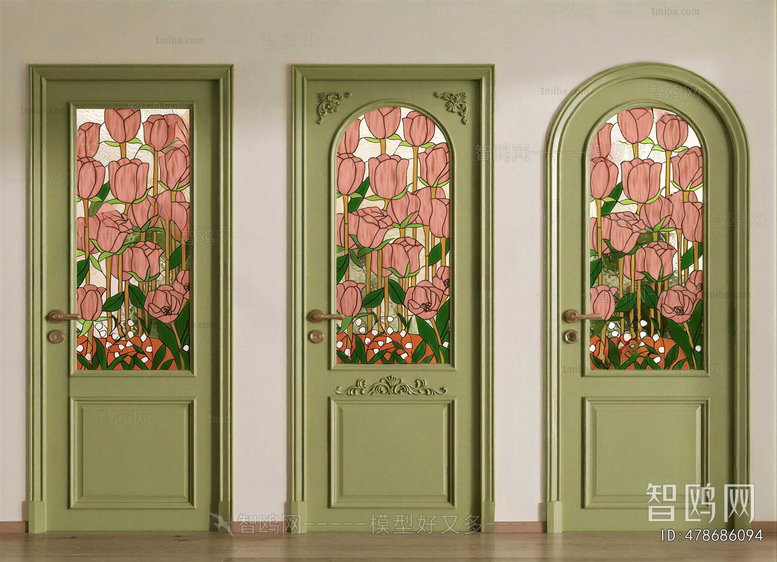 French Style Single Door