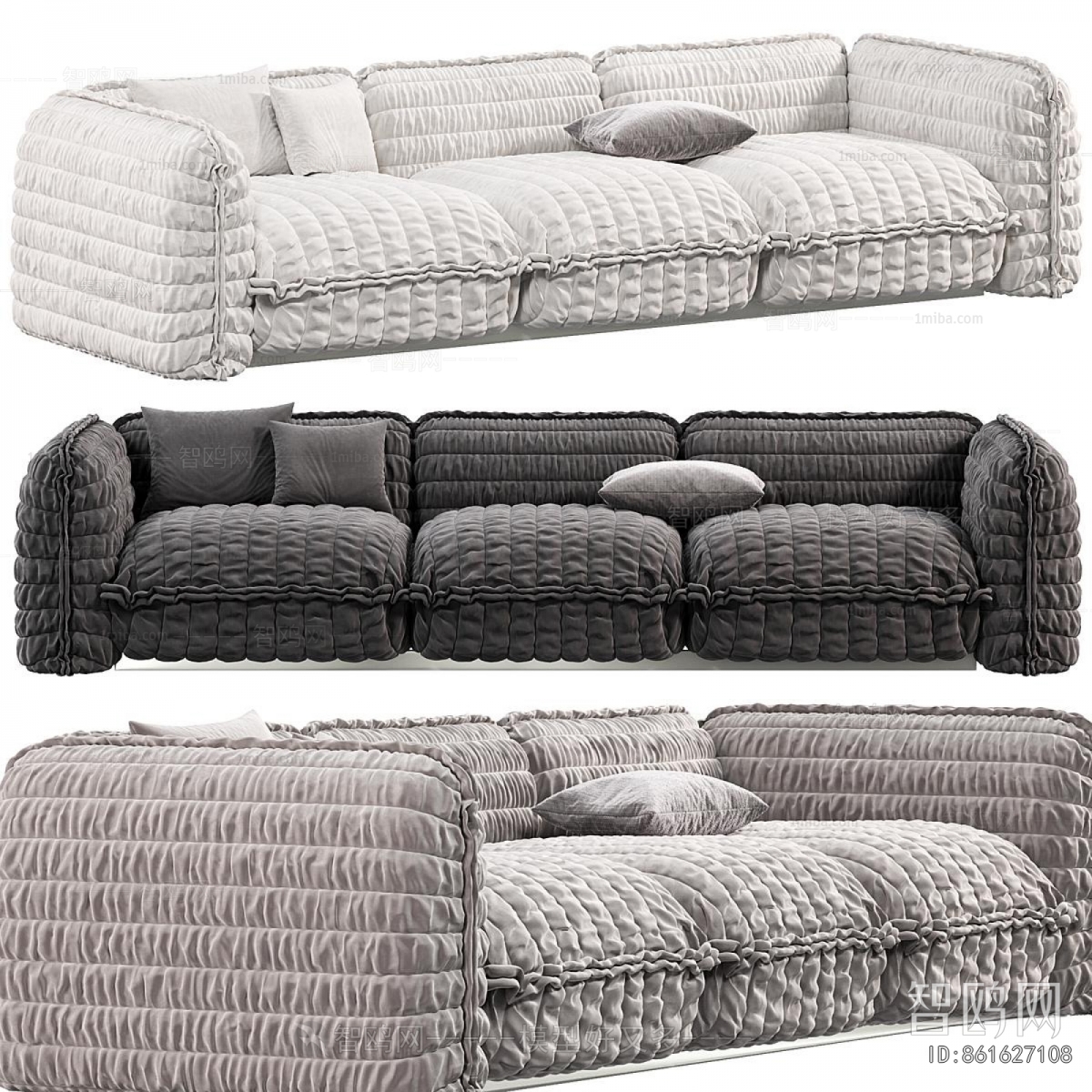 Modern Three-seat Sofa