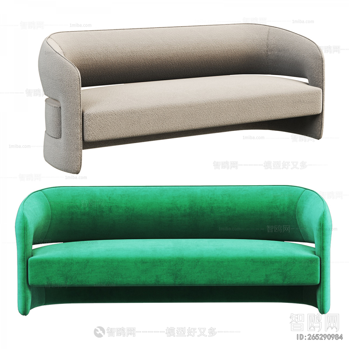Modern Three-seat Sofa