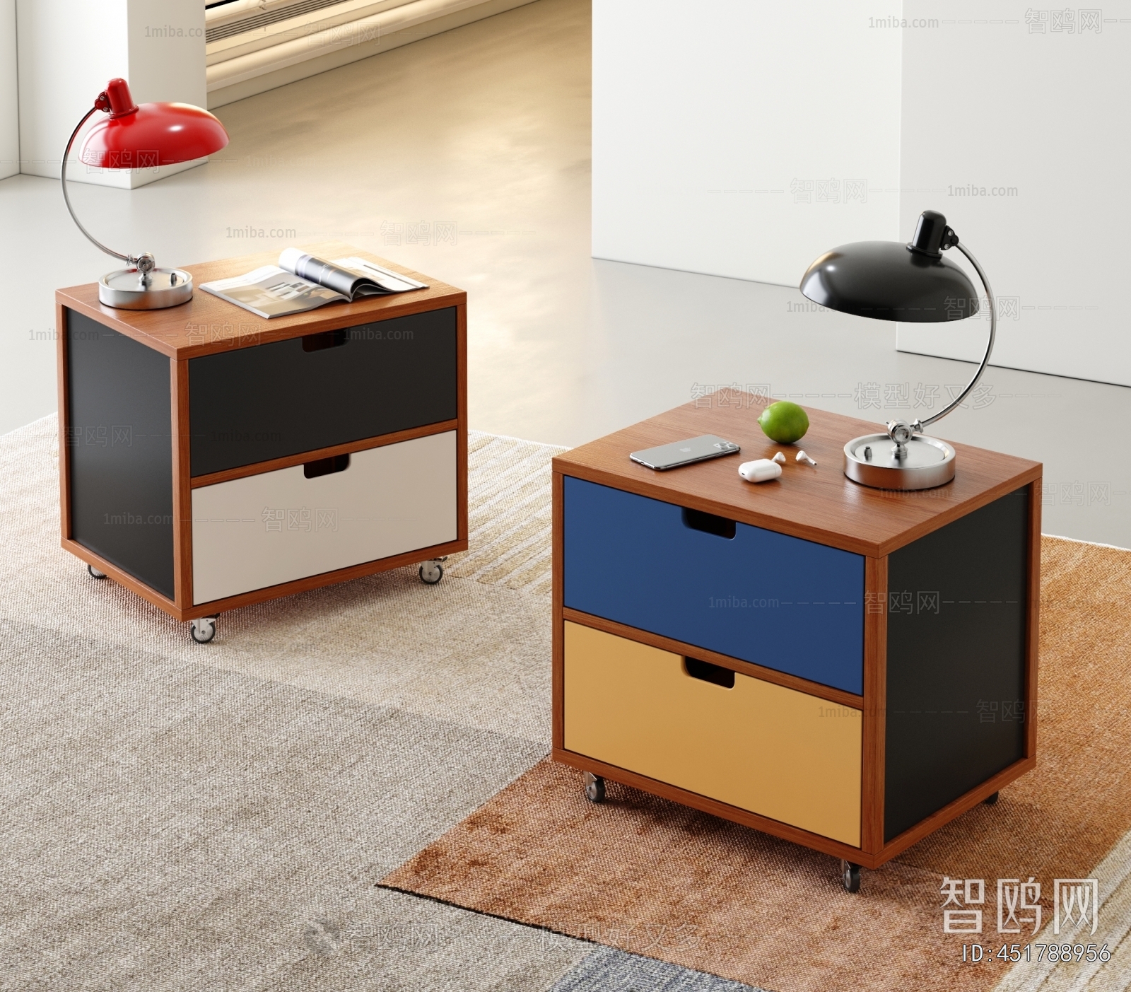 Modern Bedside Cupboard