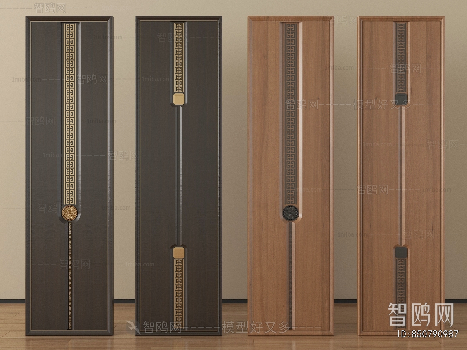 New Chinese Style Wooden Screen Partition