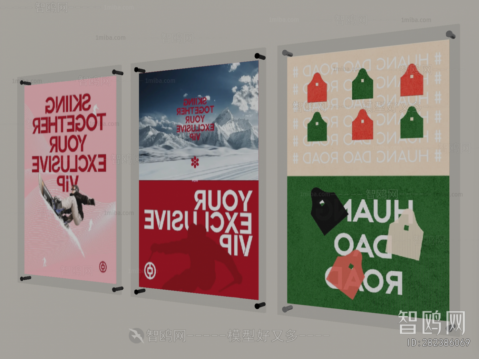 Modern Guide Board/bulletin Board