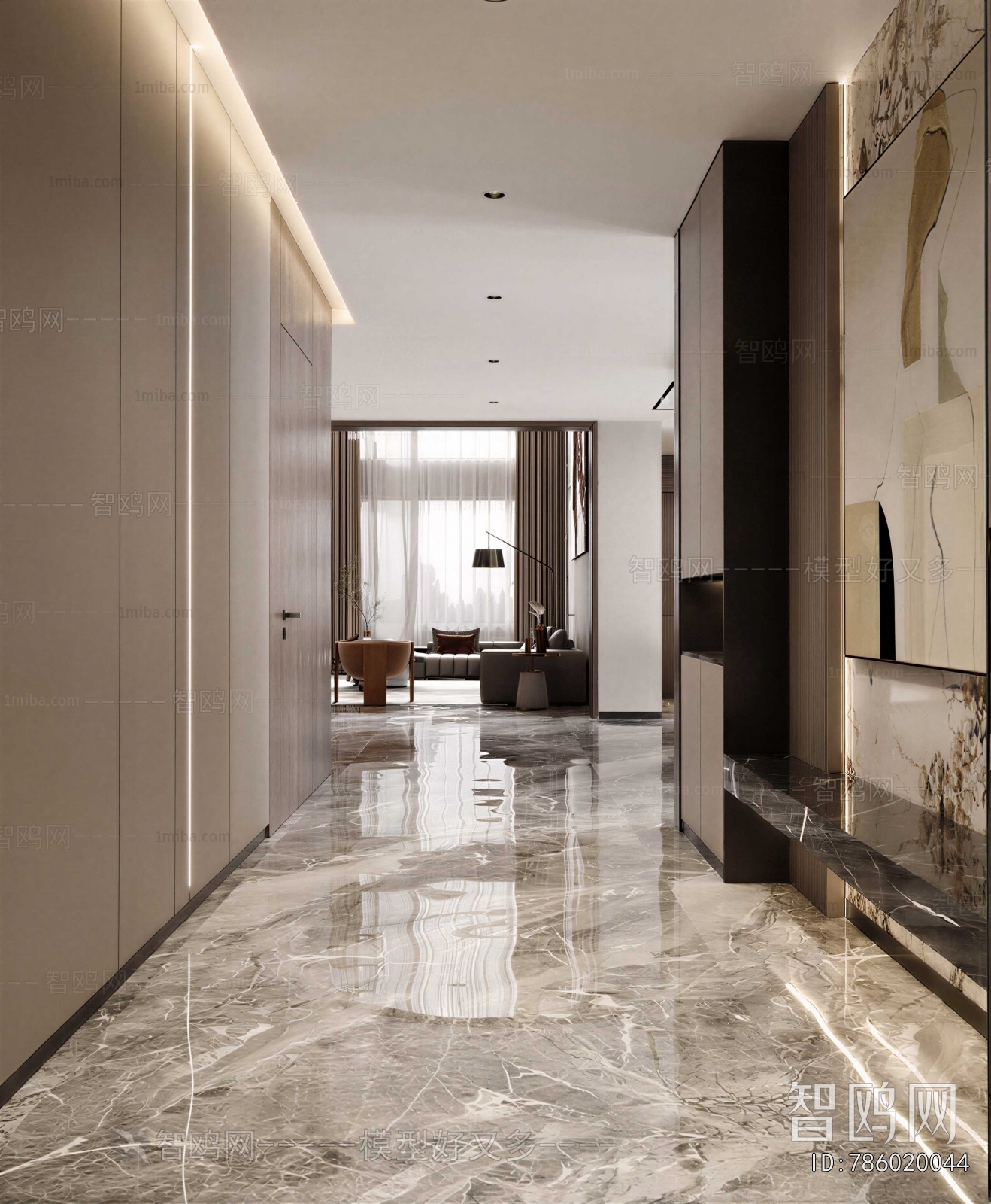 Modern Hallway