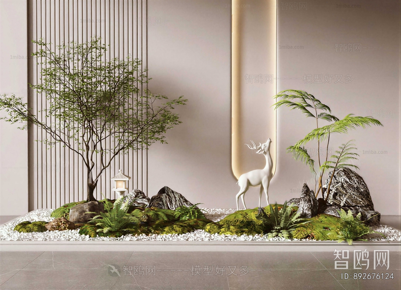New Chinese Style Plant Landscaping