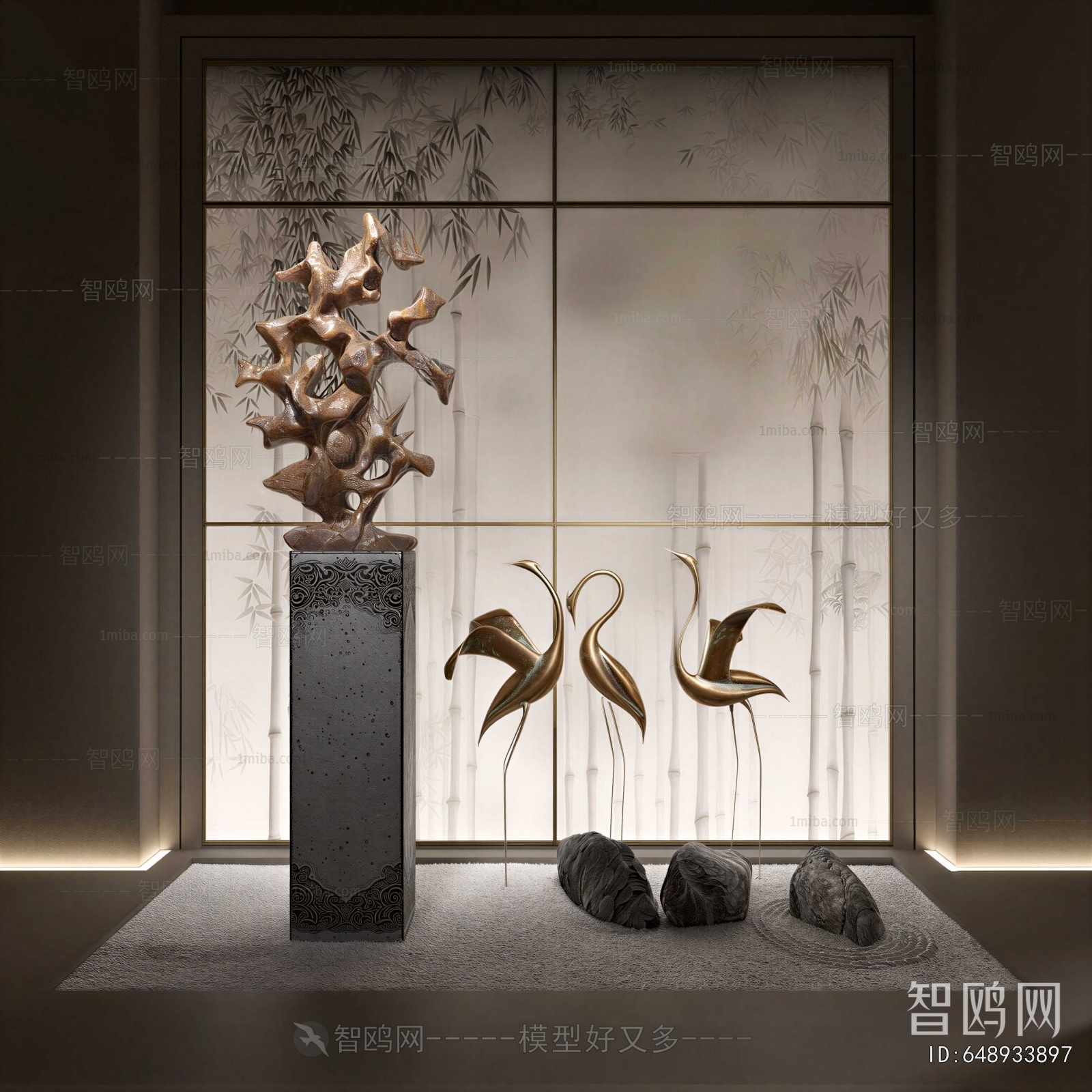 New Chinese Style Plant Landscaping