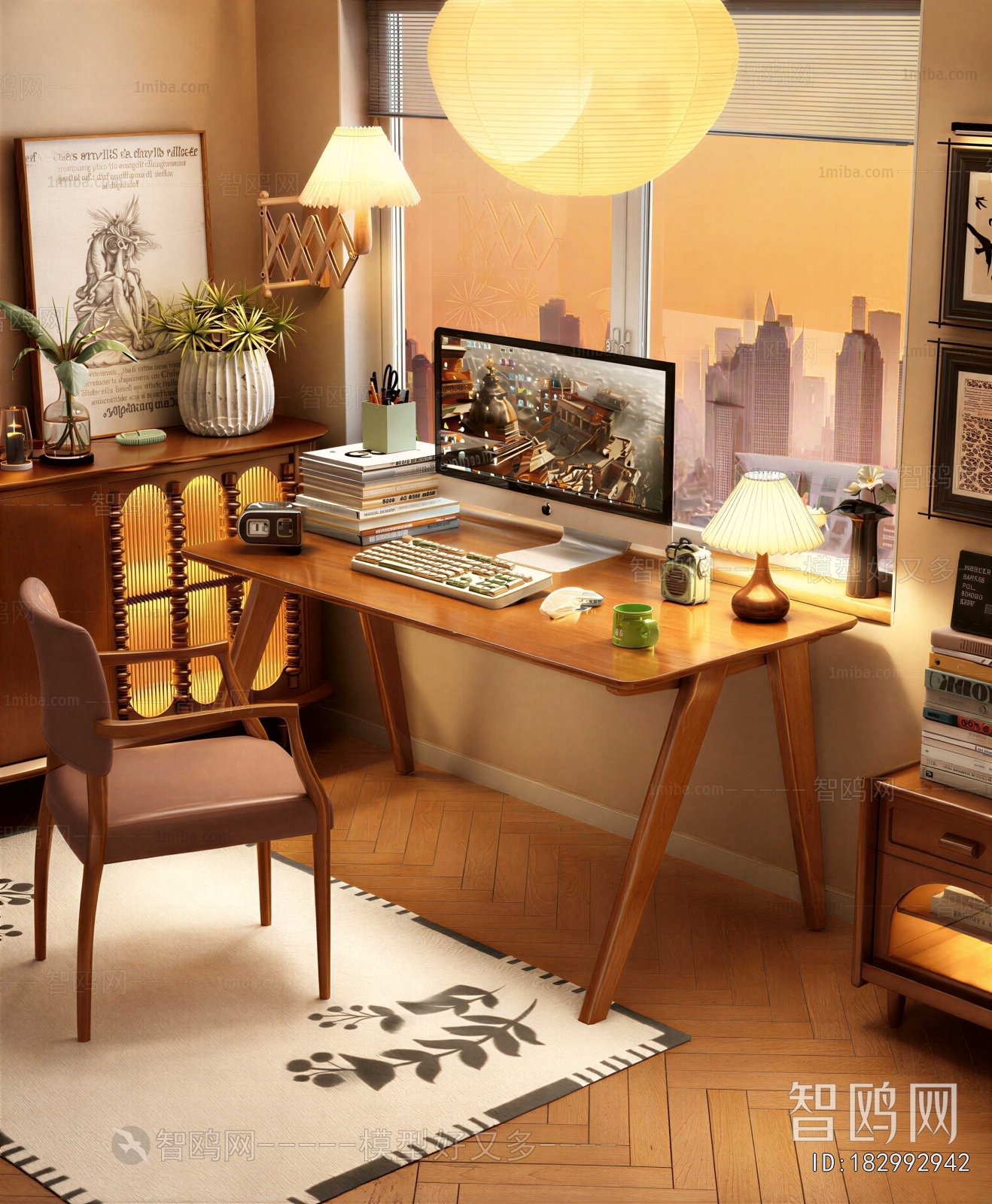 Modern Computer Desk And Chair