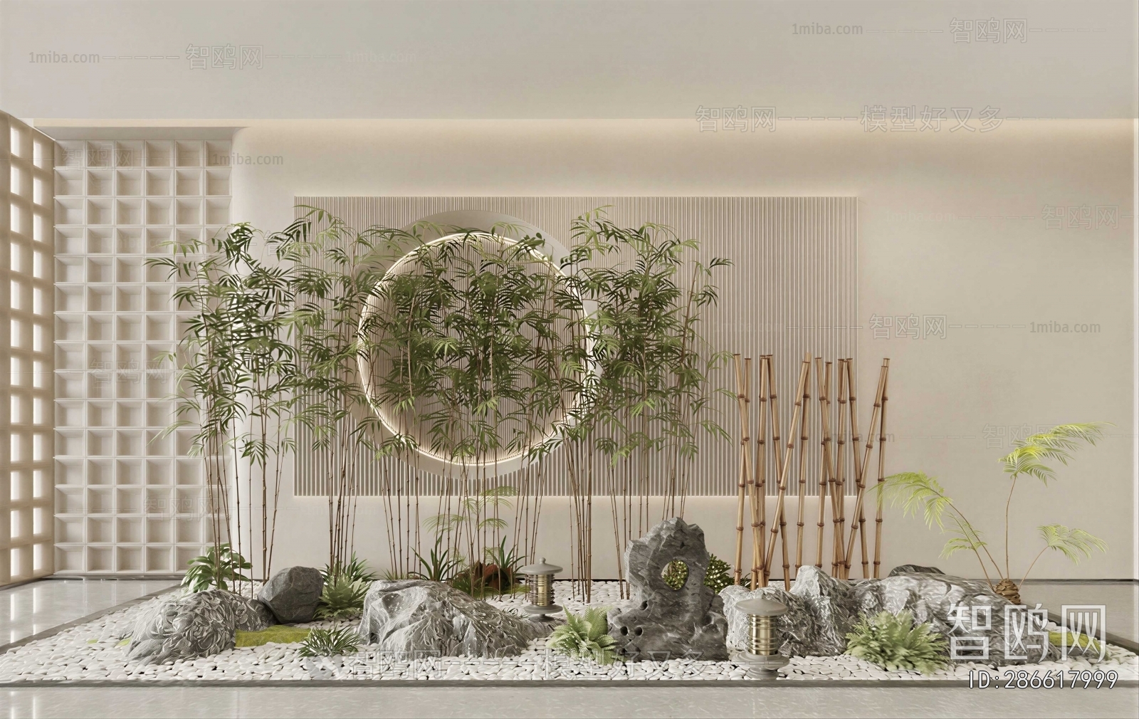 New Chinese Style Plant Landscaping