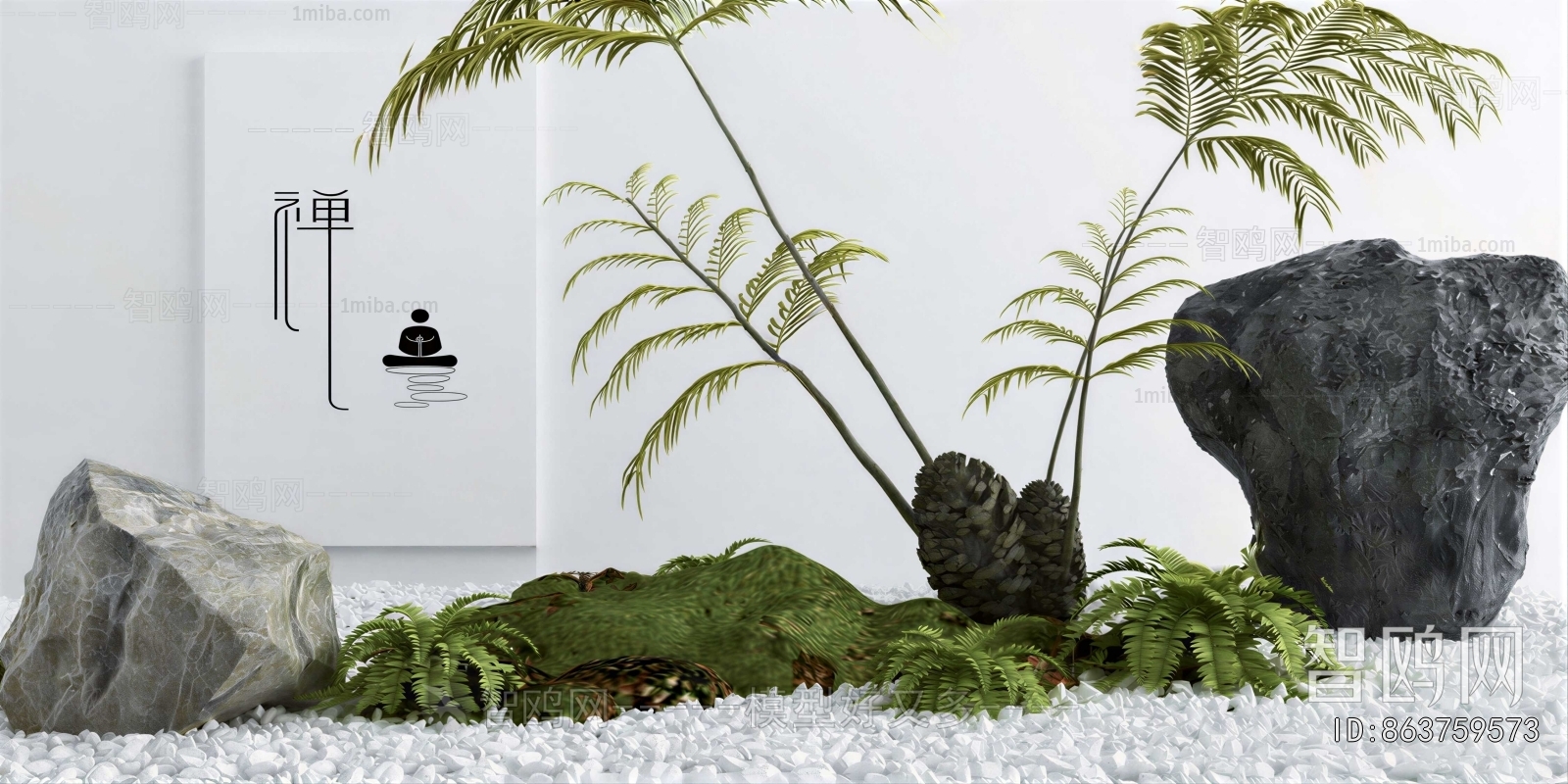 New Chinese Style Plant Landscaping