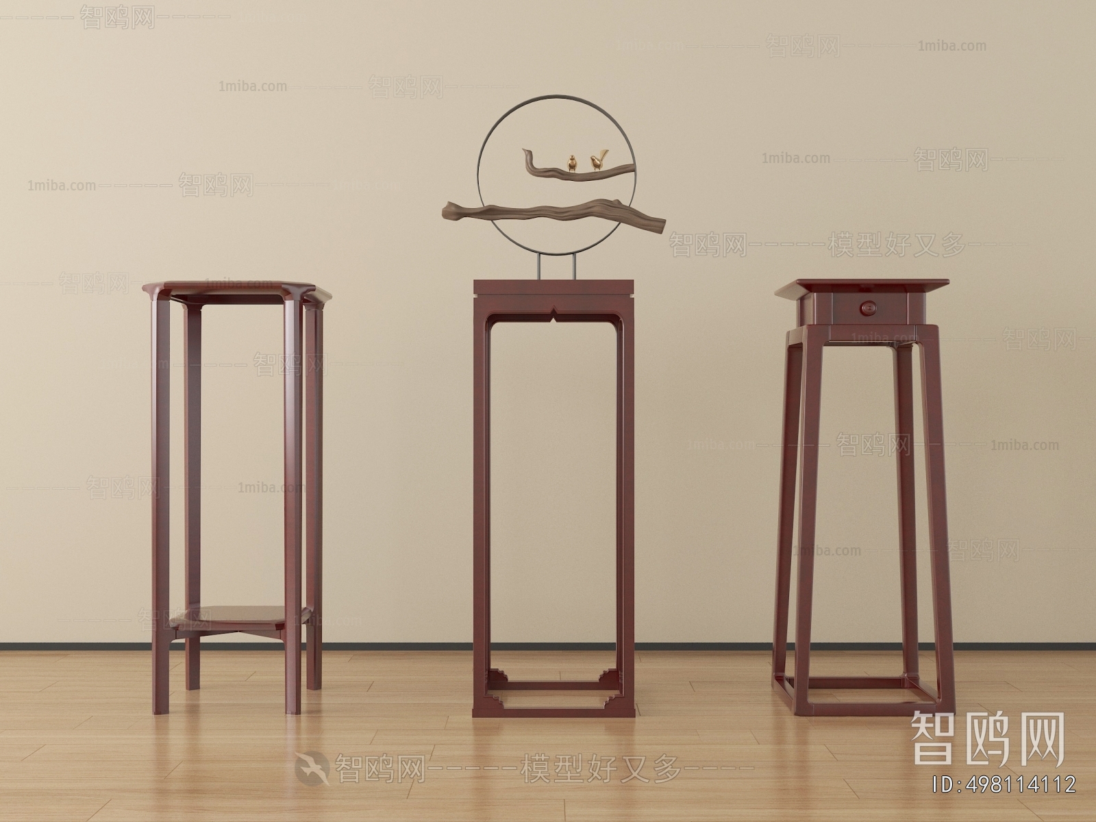 New Chinese Style Flower Shelf