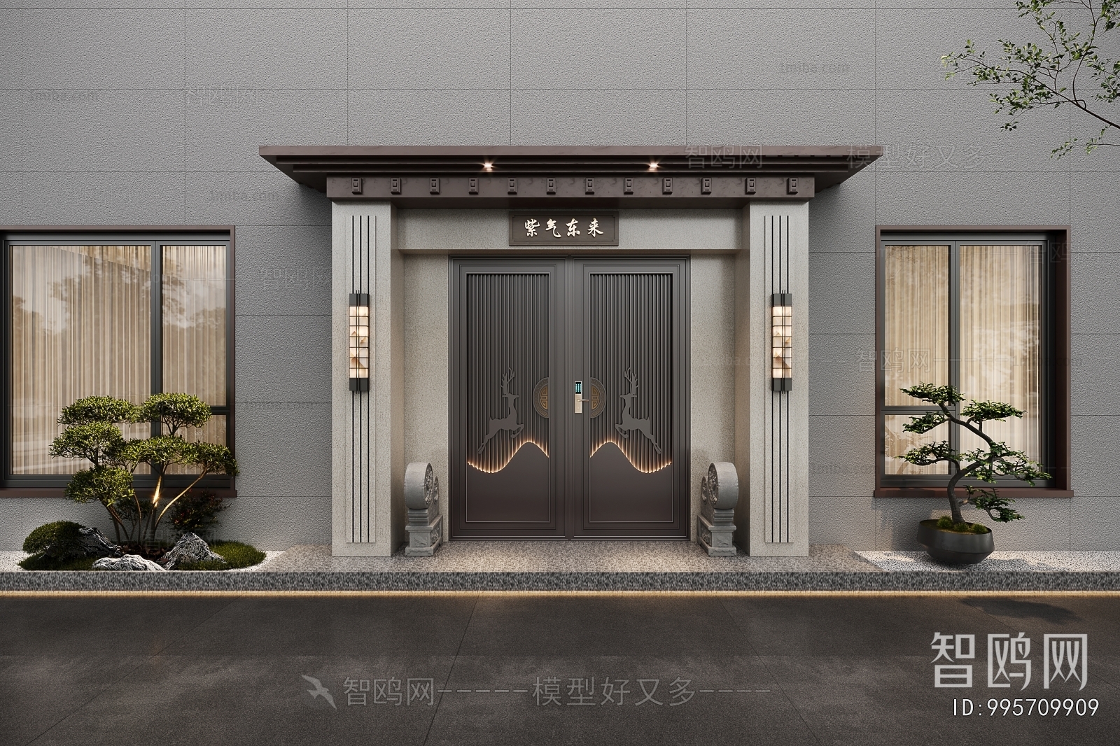 New Chinese Style Facade Element