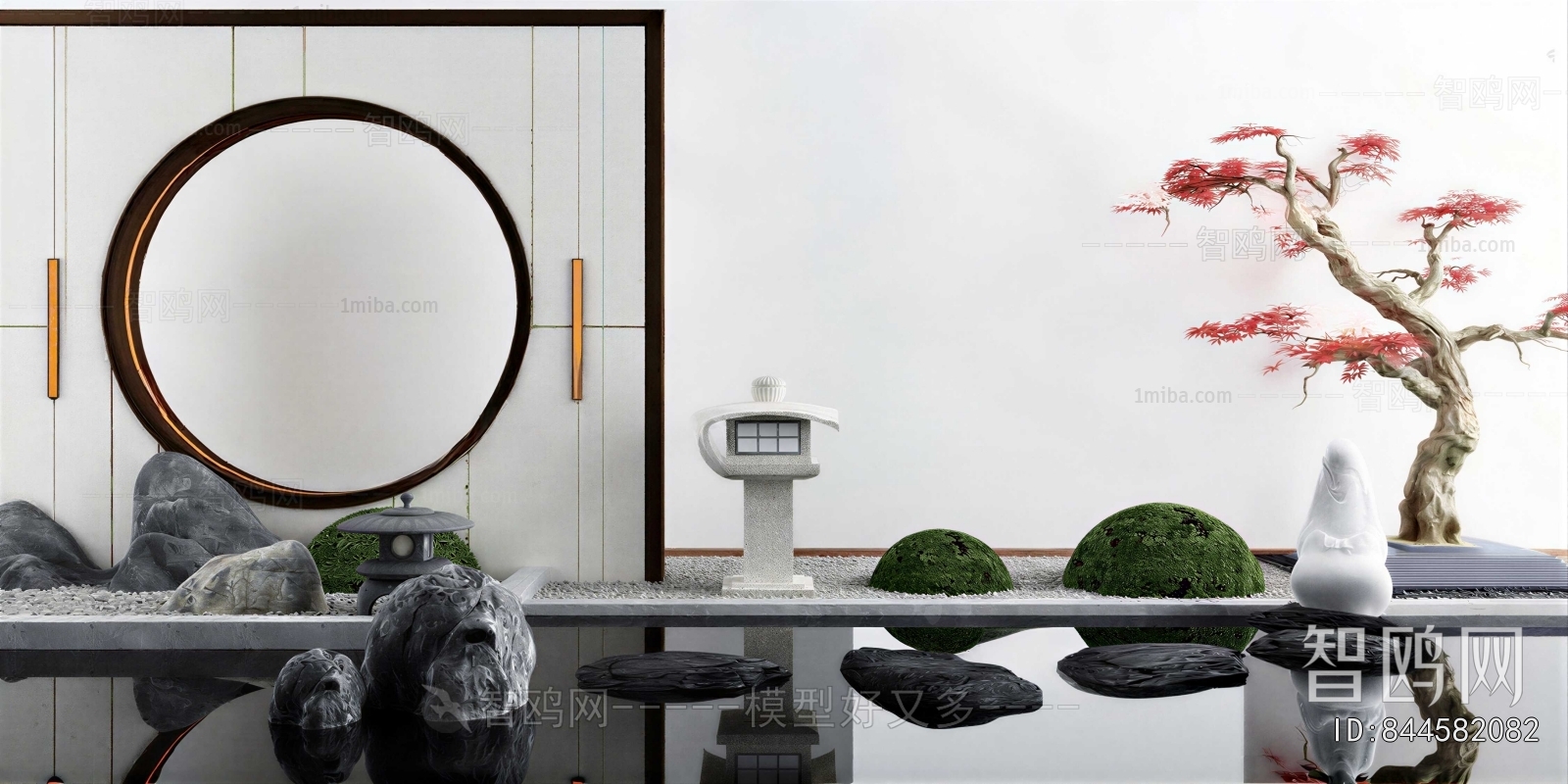 New Chinese Style Rockery Waterscape