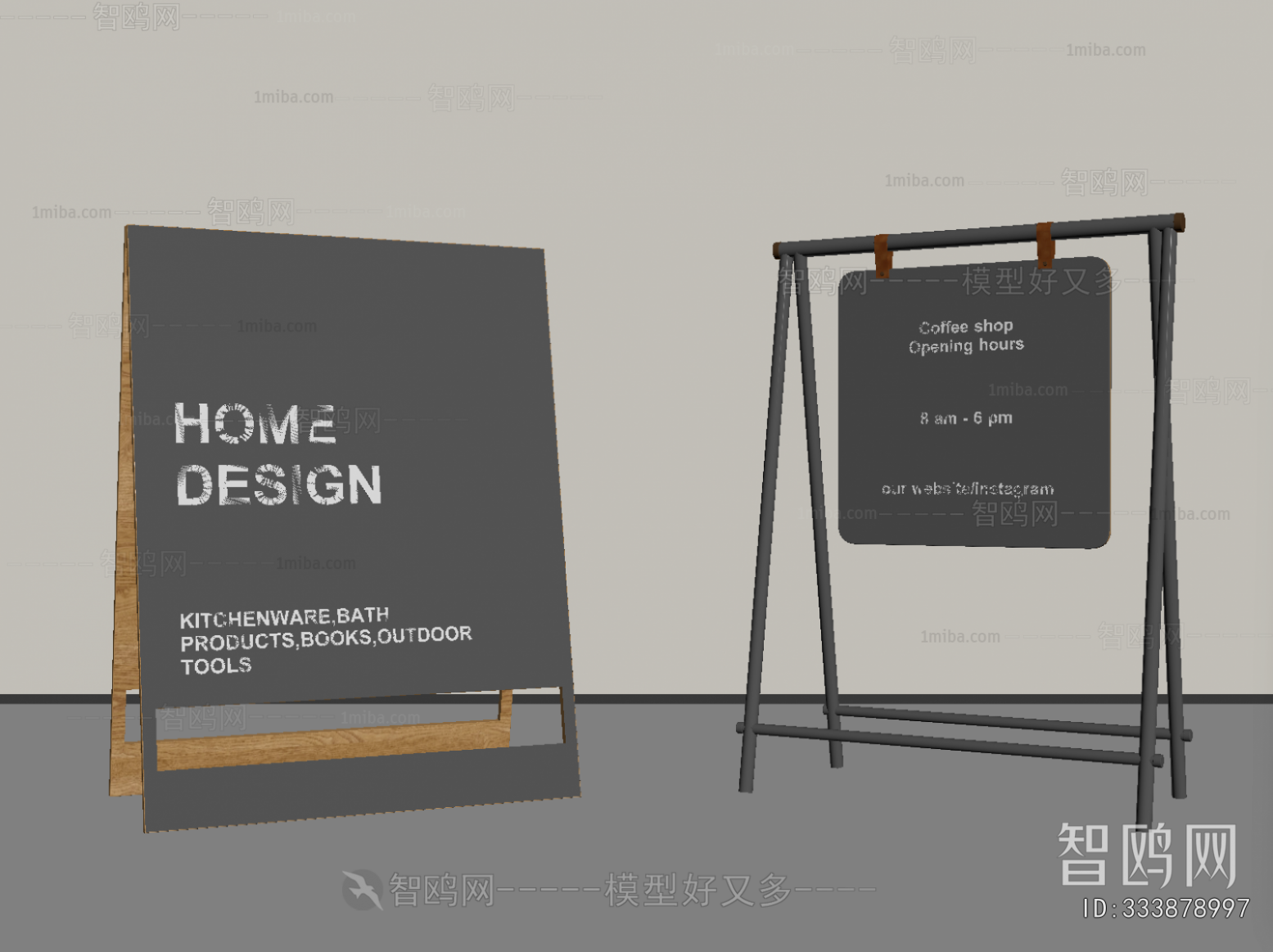 Modern Guide Board/bulletin Board