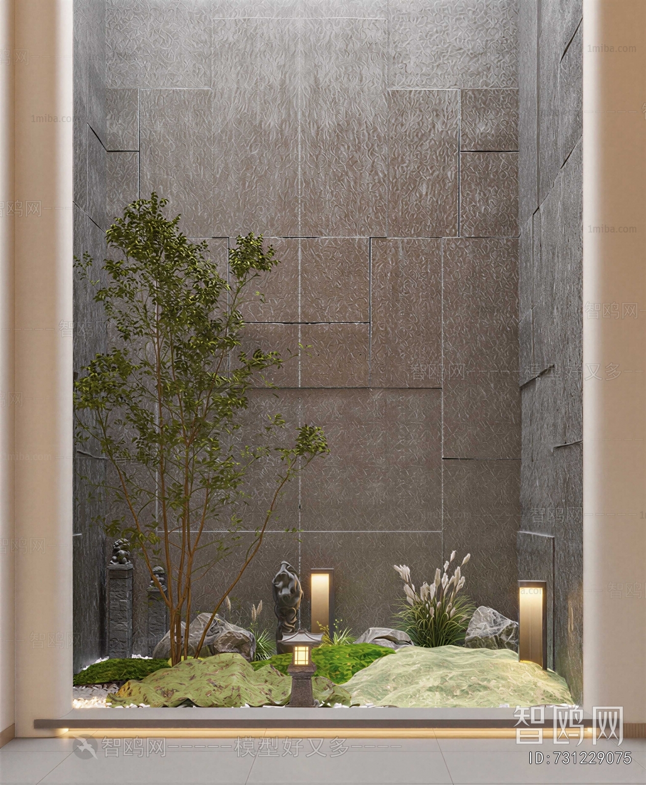 New Chinese Style Plant Landscaping