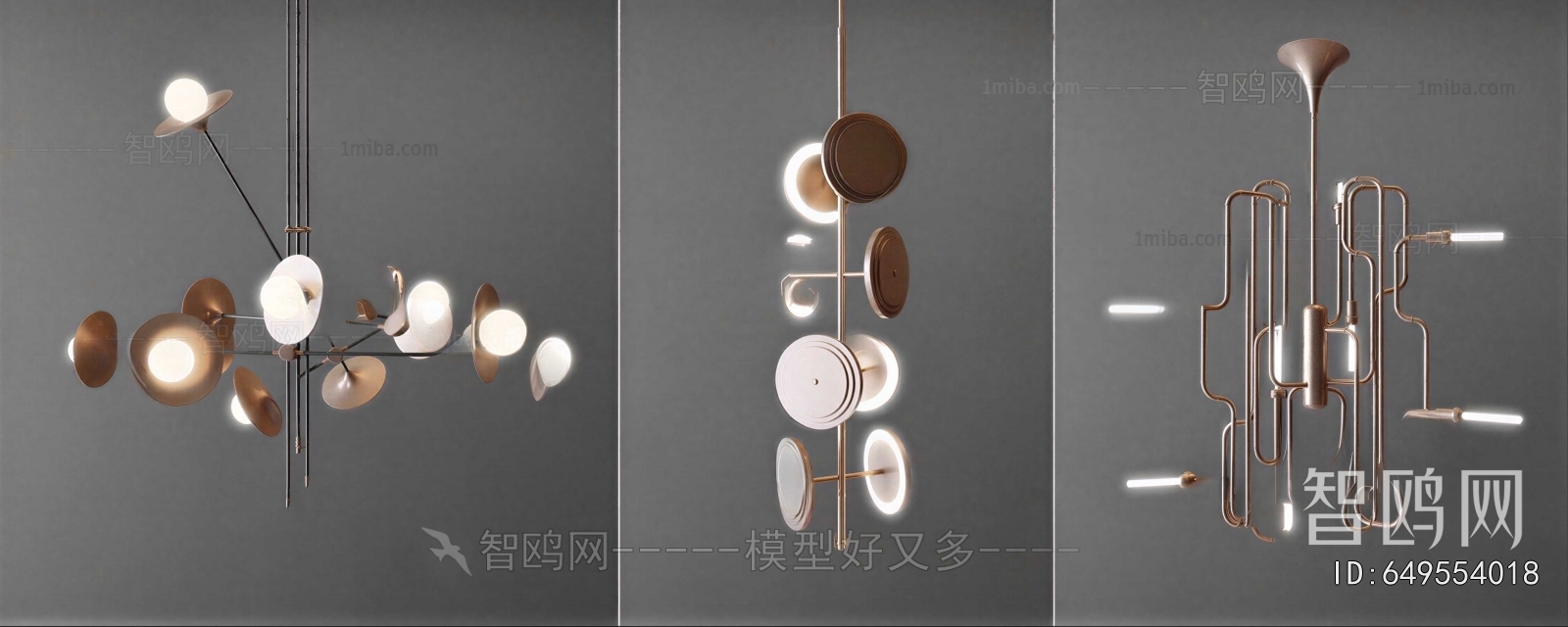 Modern Long Chandelier