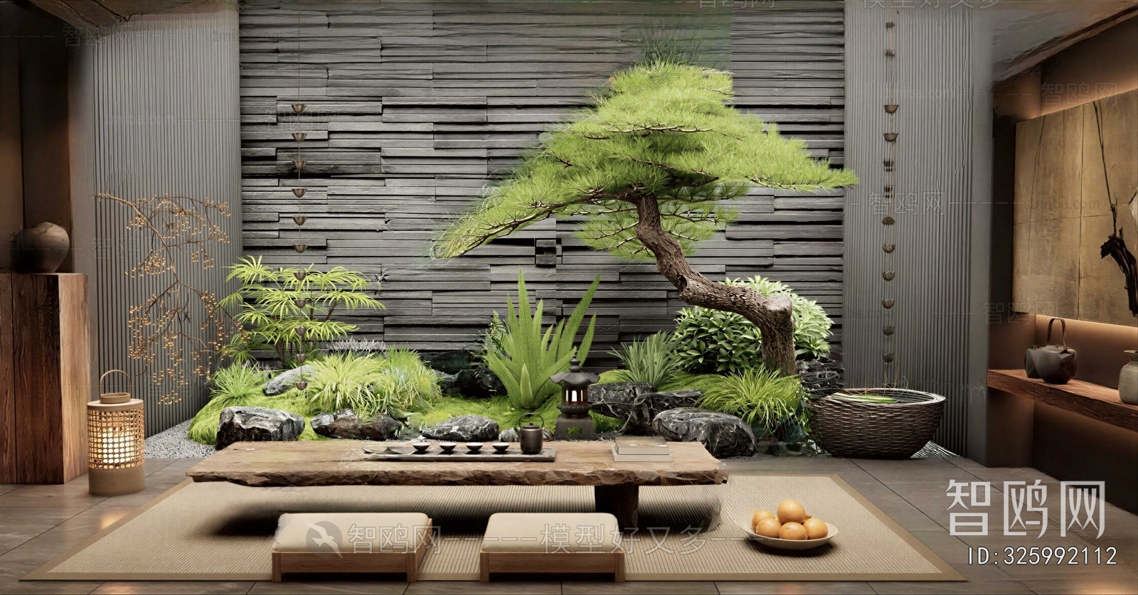 New Chinese Style Courtyard/landscape