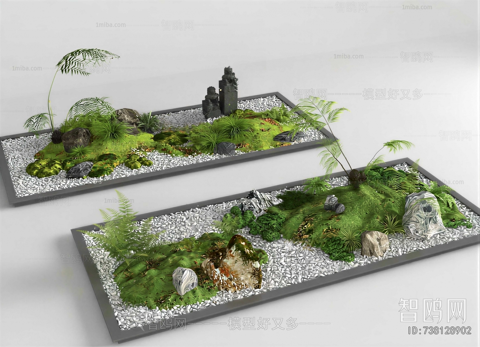 New Chinese Style Plant Landscaping