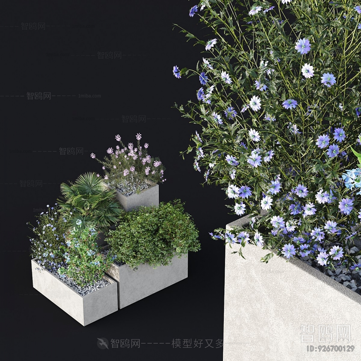 Modern Flower Bed, Flower Bowl, Flower Box