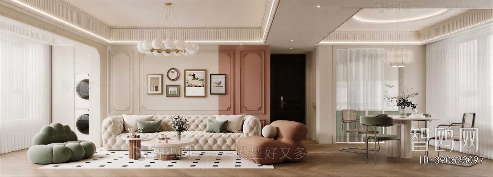 French Style A Living Room